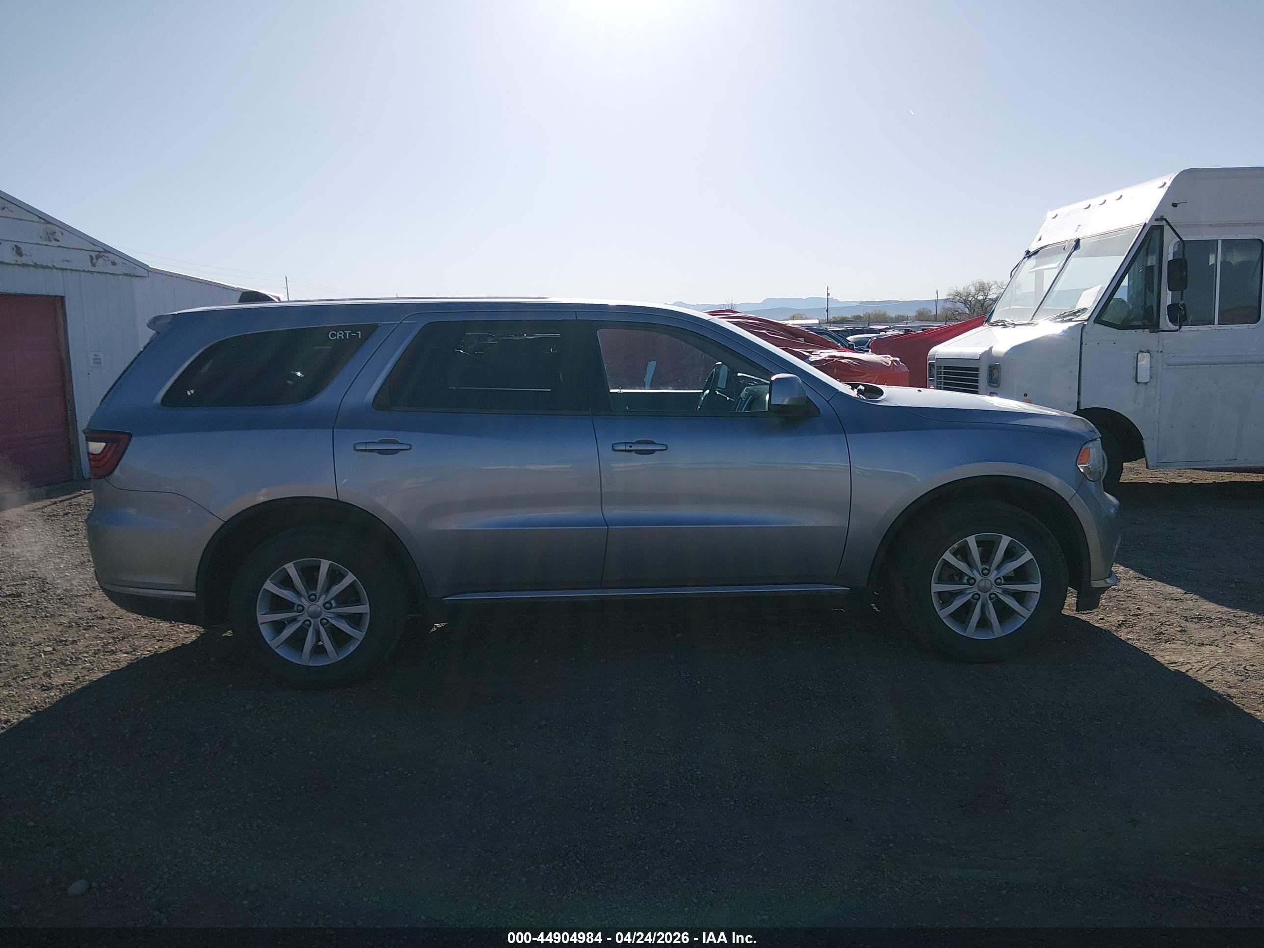 2014 Dodge Durango Sxt Silver vin: 1C4RDJAG4EC308694