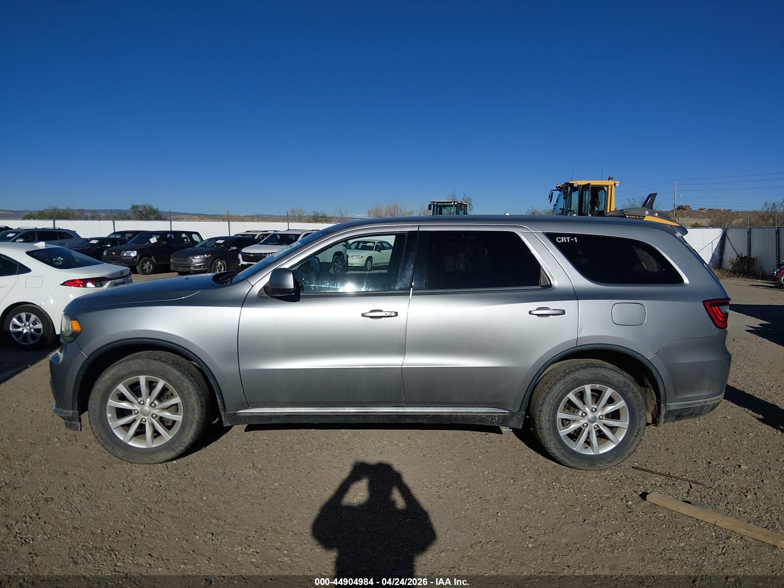 2014 Dodge Durango Sxt Silver vin: 1C4RDJAG4EC308694