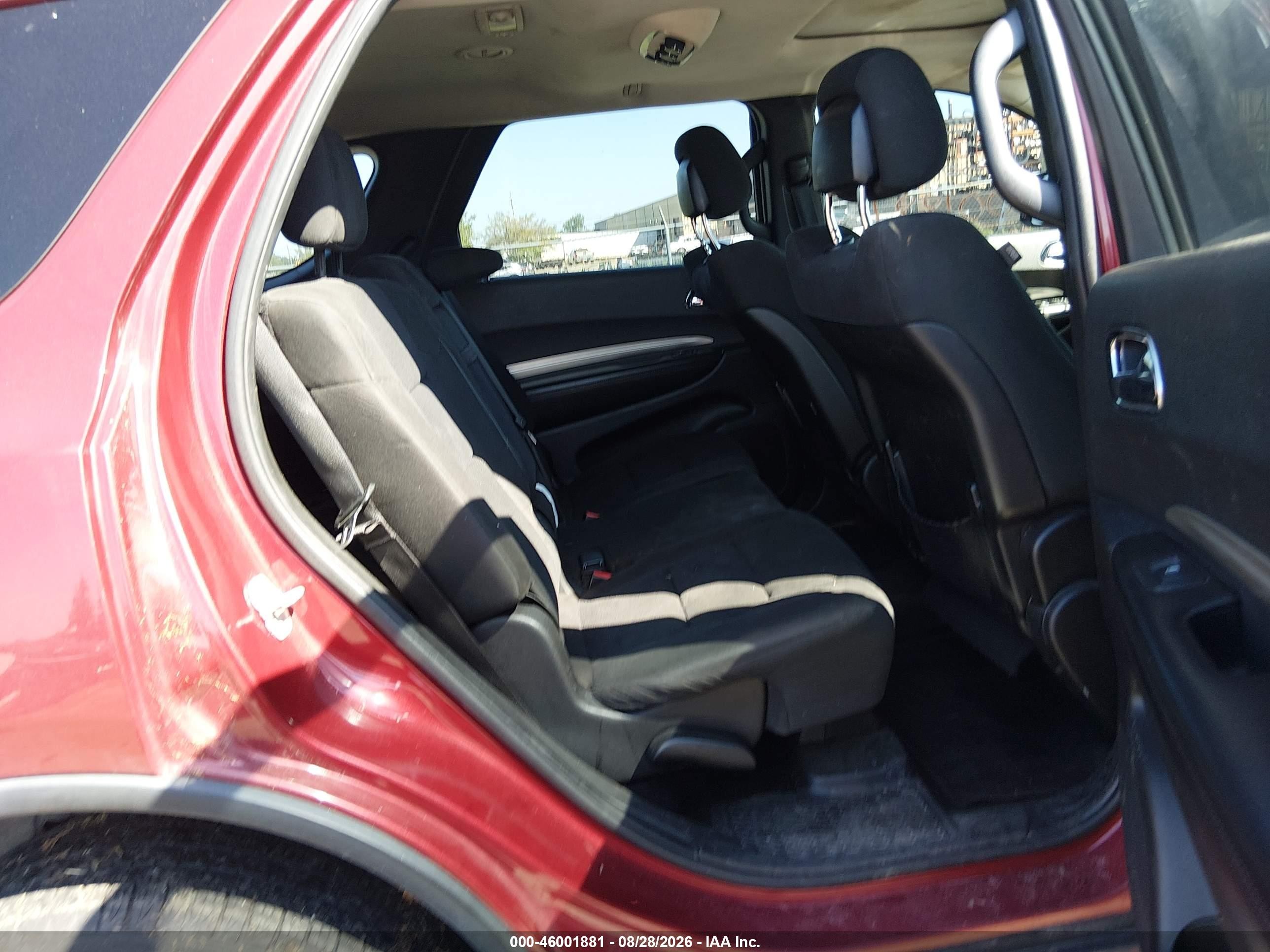 2014 Dodge Durango Sxt Burgundy vin: 1C4RDJAG4EC532788