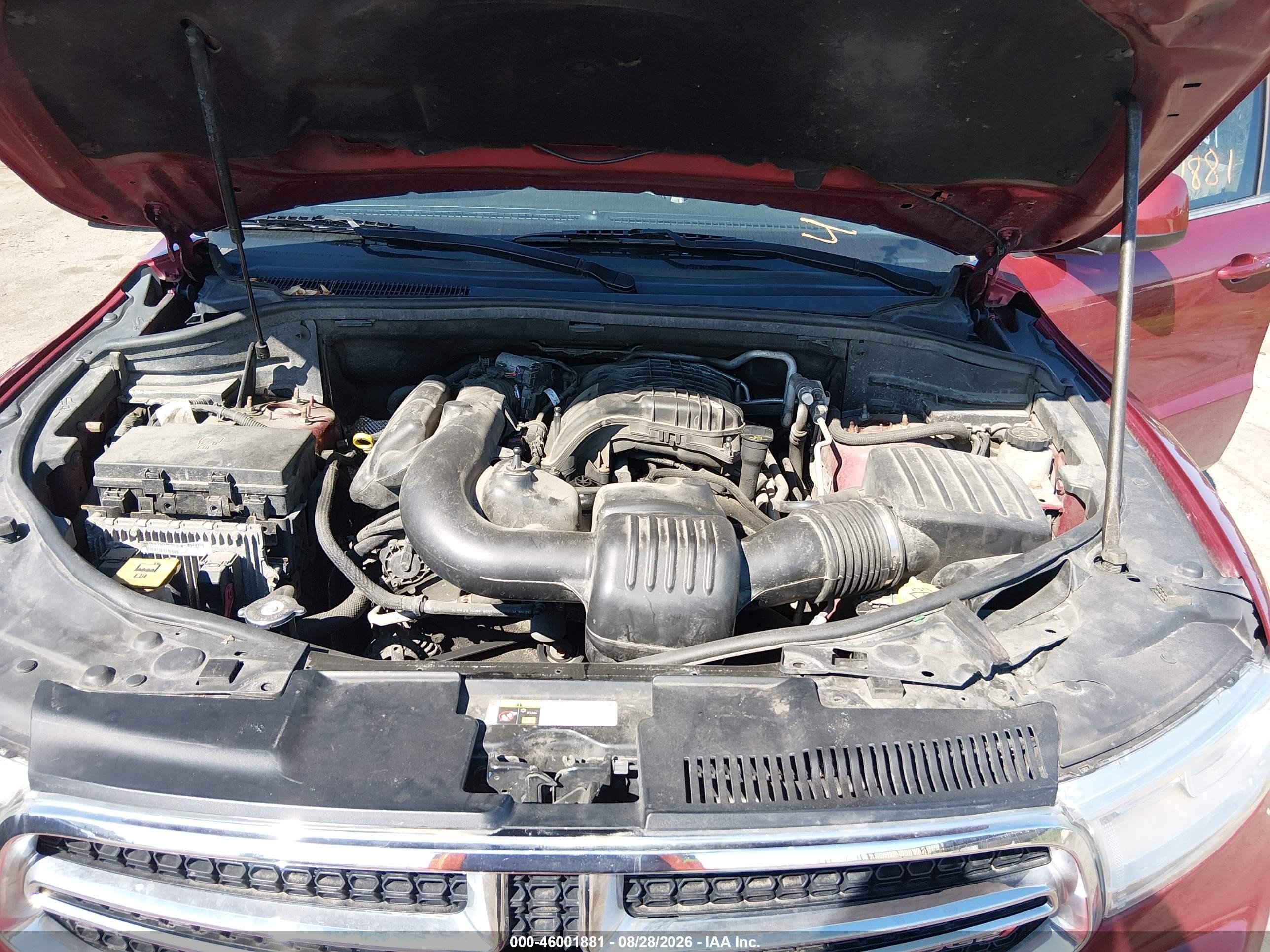 2014 Dodge Durango Sxt Burgundy vin: 1C4RDJAG4EC532788