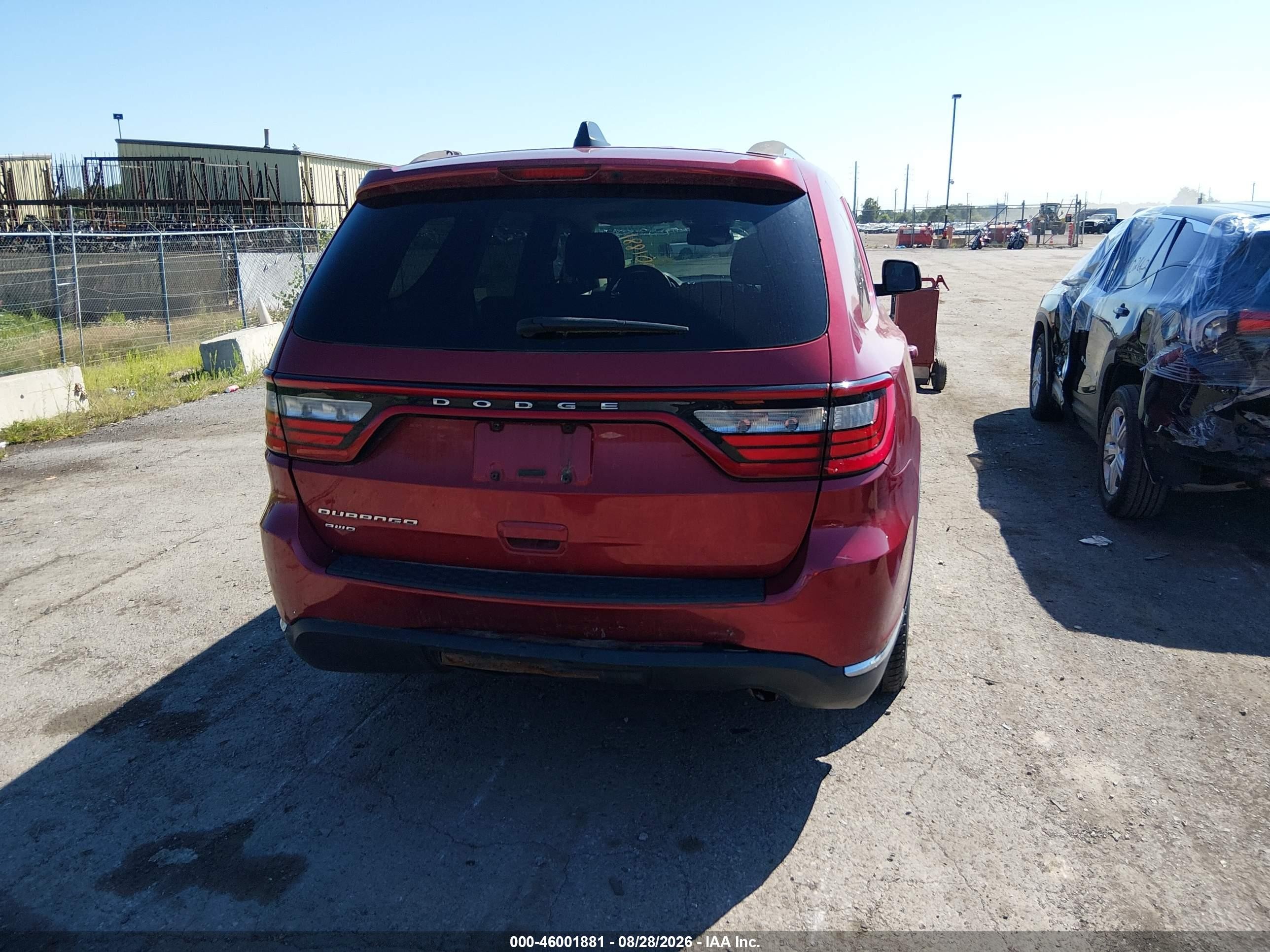 2014 Dodge Durango Sxt Burgundy vin: 1C4RDJAG4EC532788