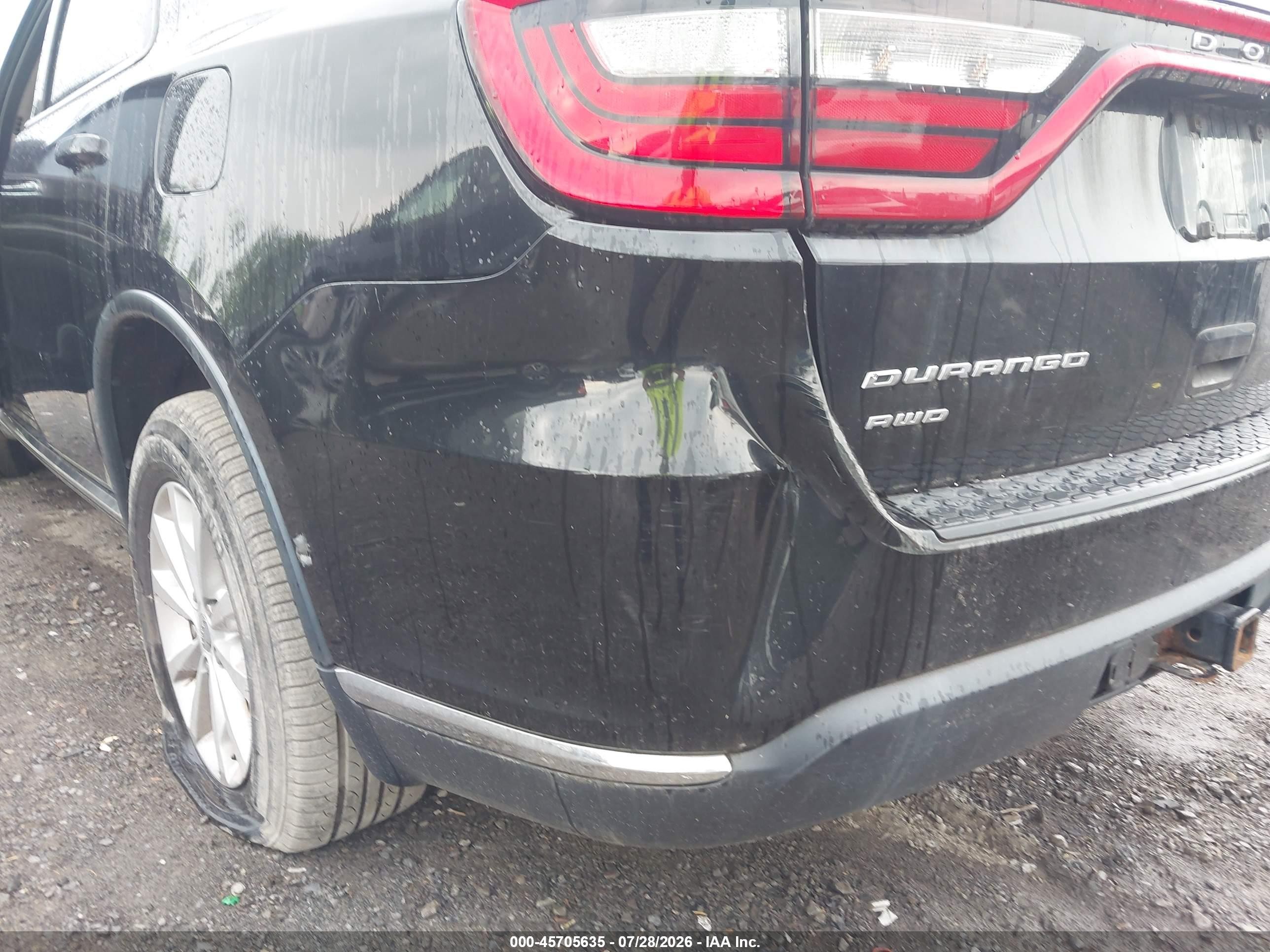 2014 Dodge Durango Sxt Black vin: 1C4RDJAG4EC538039