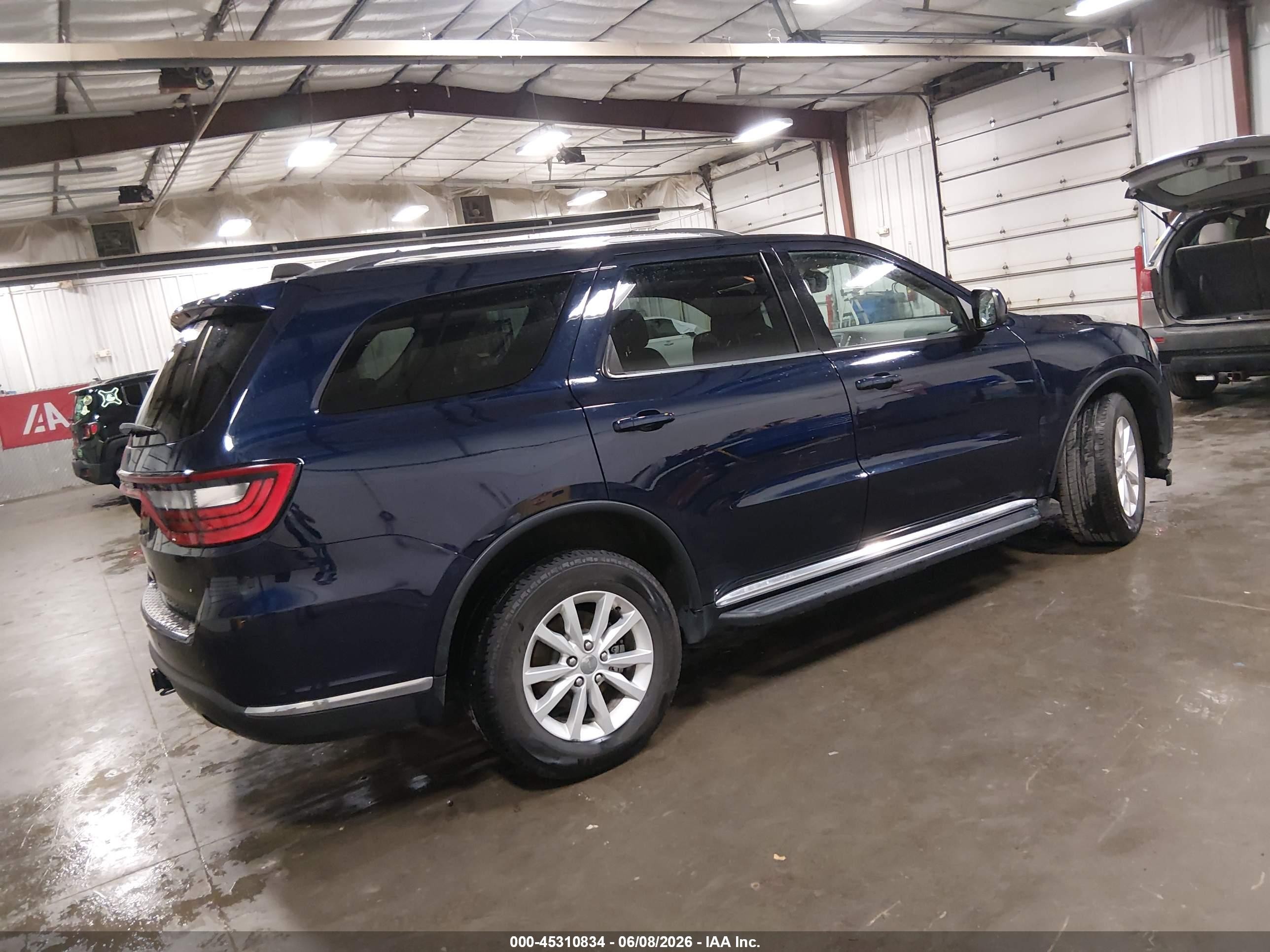 2014 Dodge Durango Sxt Blue vin: 1C4RDJAG4EC976818