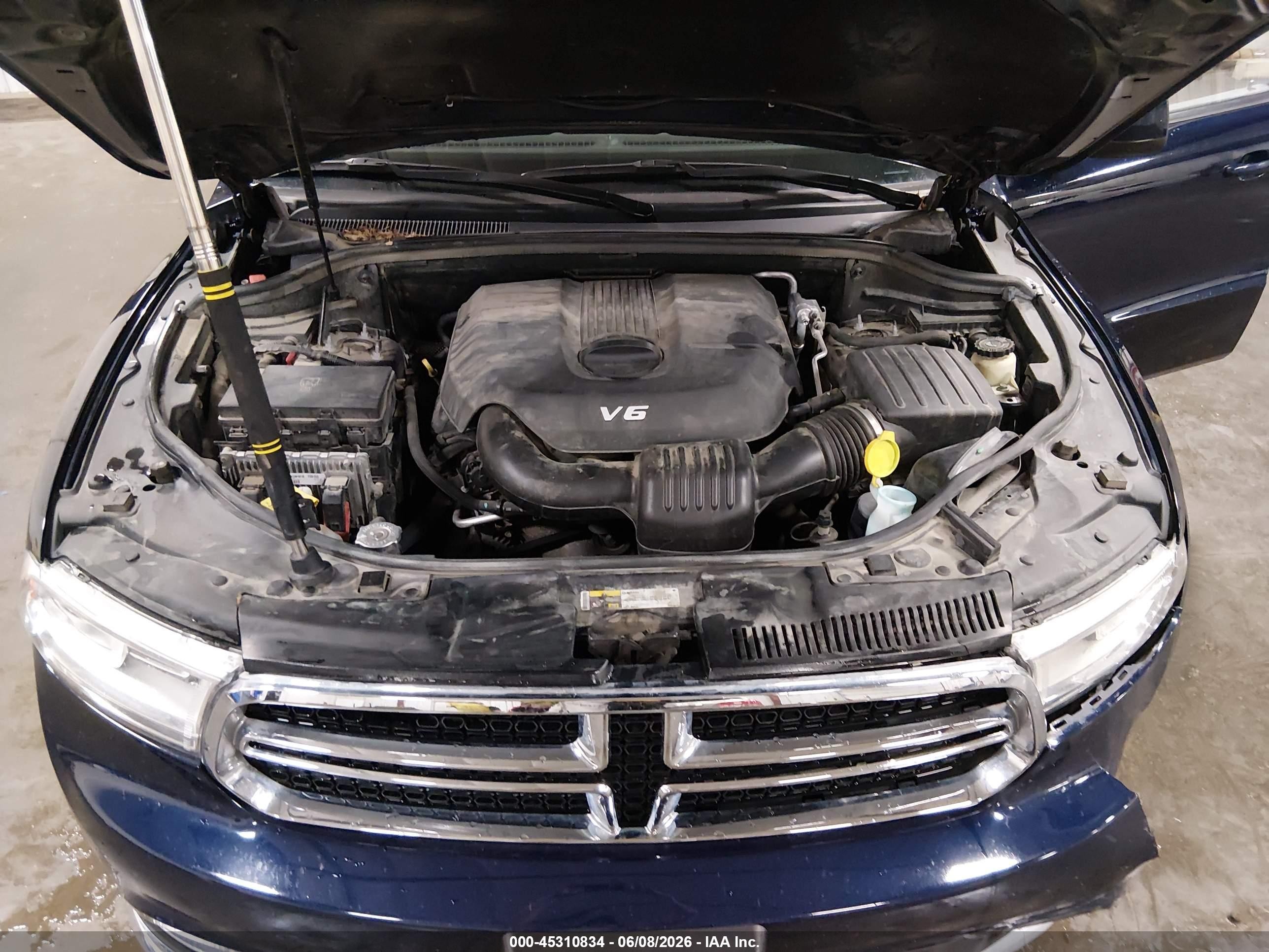 2014 Dodge Durango Sxt Blue vin: 1C4RDJAG4EC976818