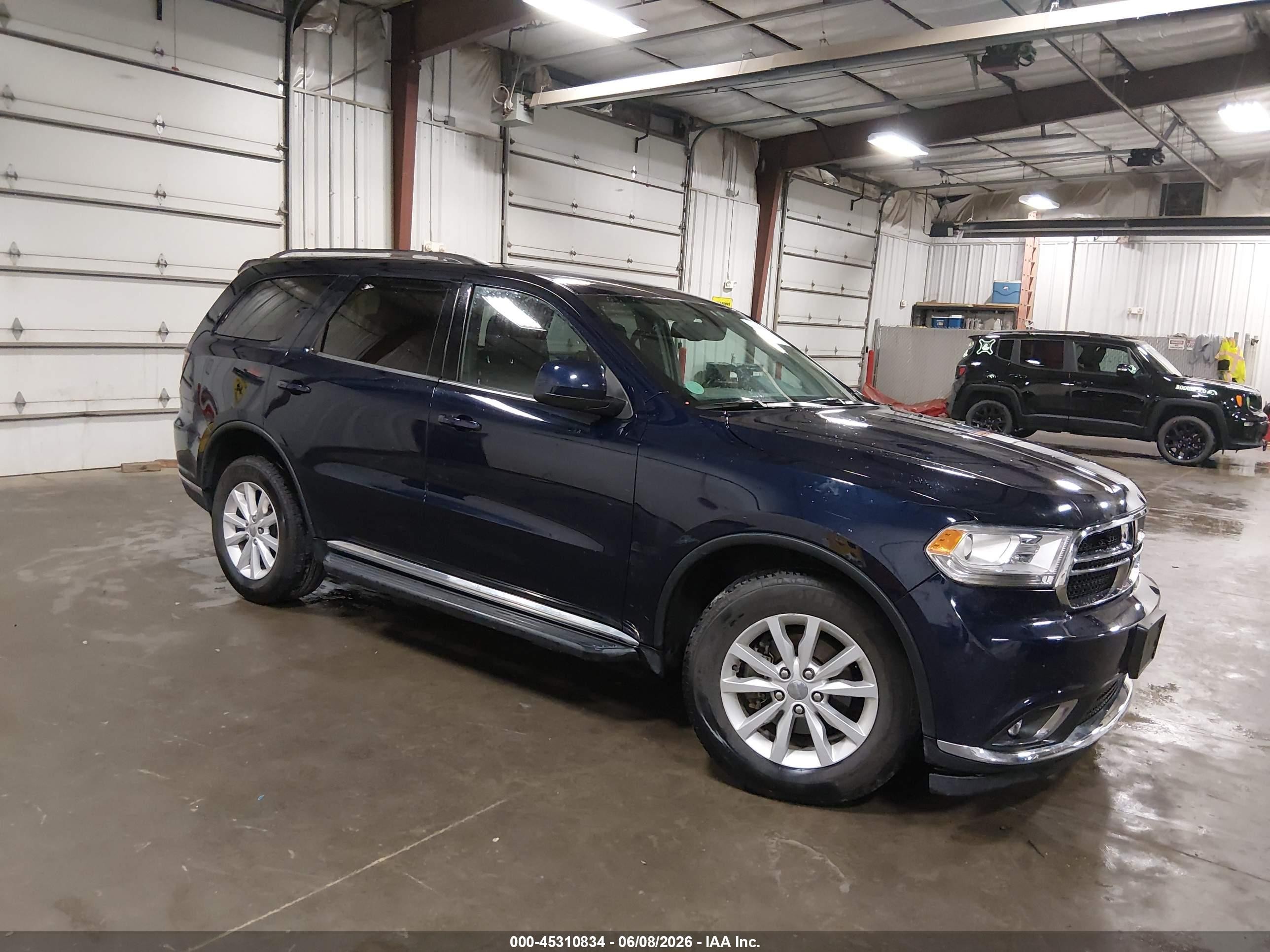 2014 Dodge Durango Sxt Blue vin: 1C4RDJAG4EC976818