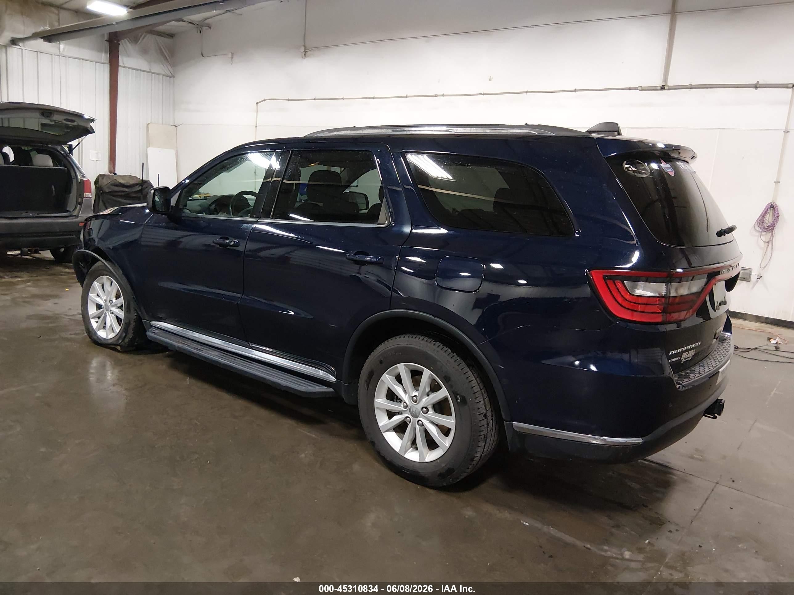 2014 Dodge Durango Sxt Blue vin: 1C4RDJAG4EC976818