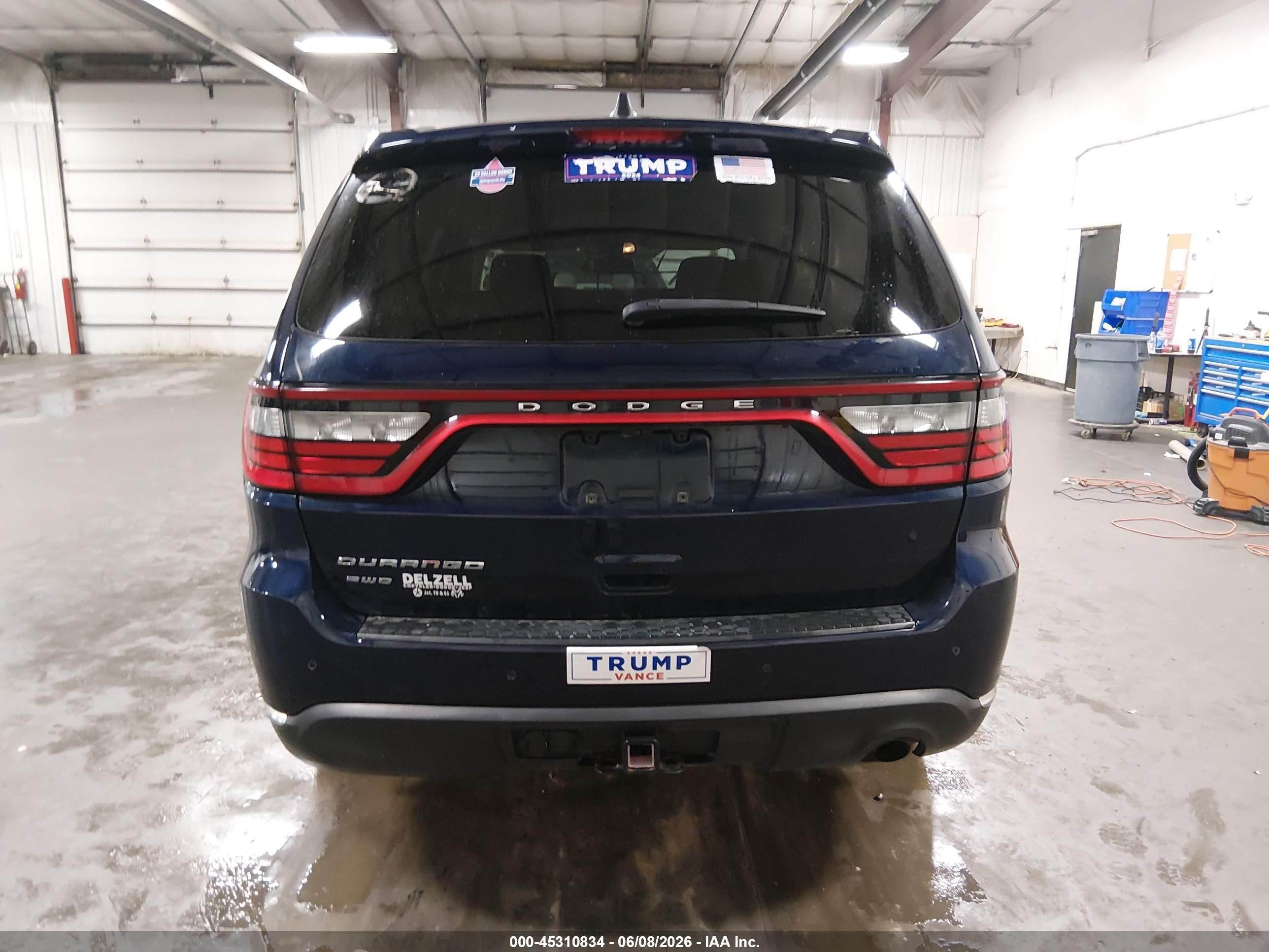 2014 Dodge Durango Sxt Blue vin: 1C4RDJAG4EC976818