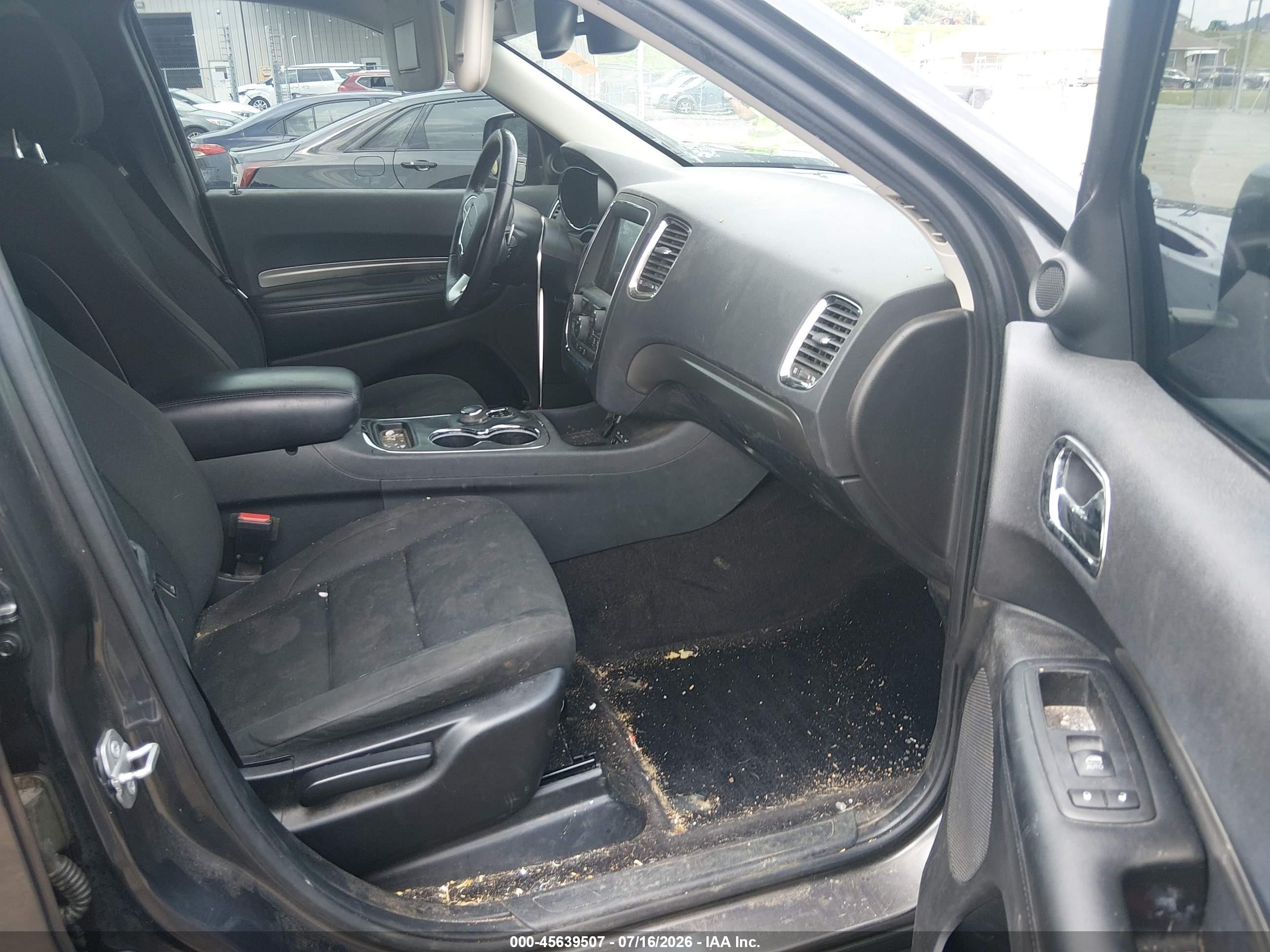 2015 Dodge Durango Sxt Gray vin: 1C4RDJAG4FC161407