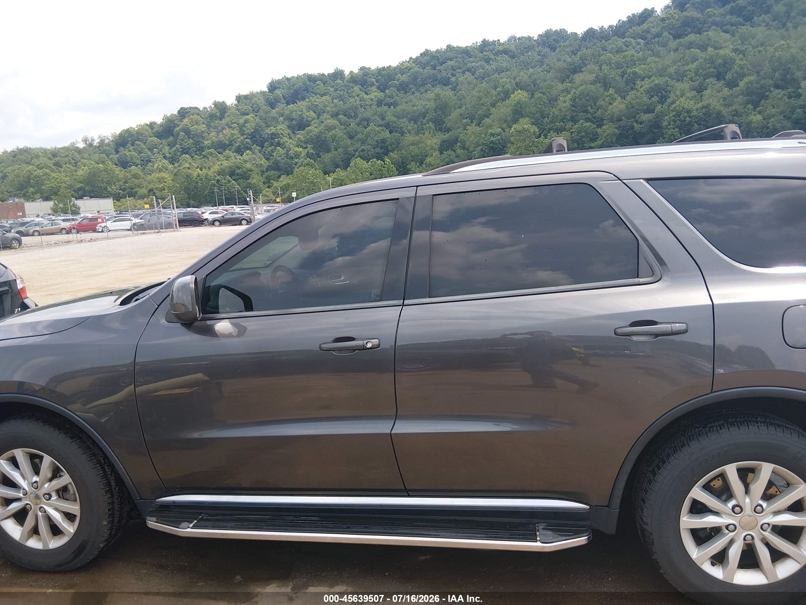 2015 Dodge Durango Sxt Gray vin: 1C4RDJAG4FC161407