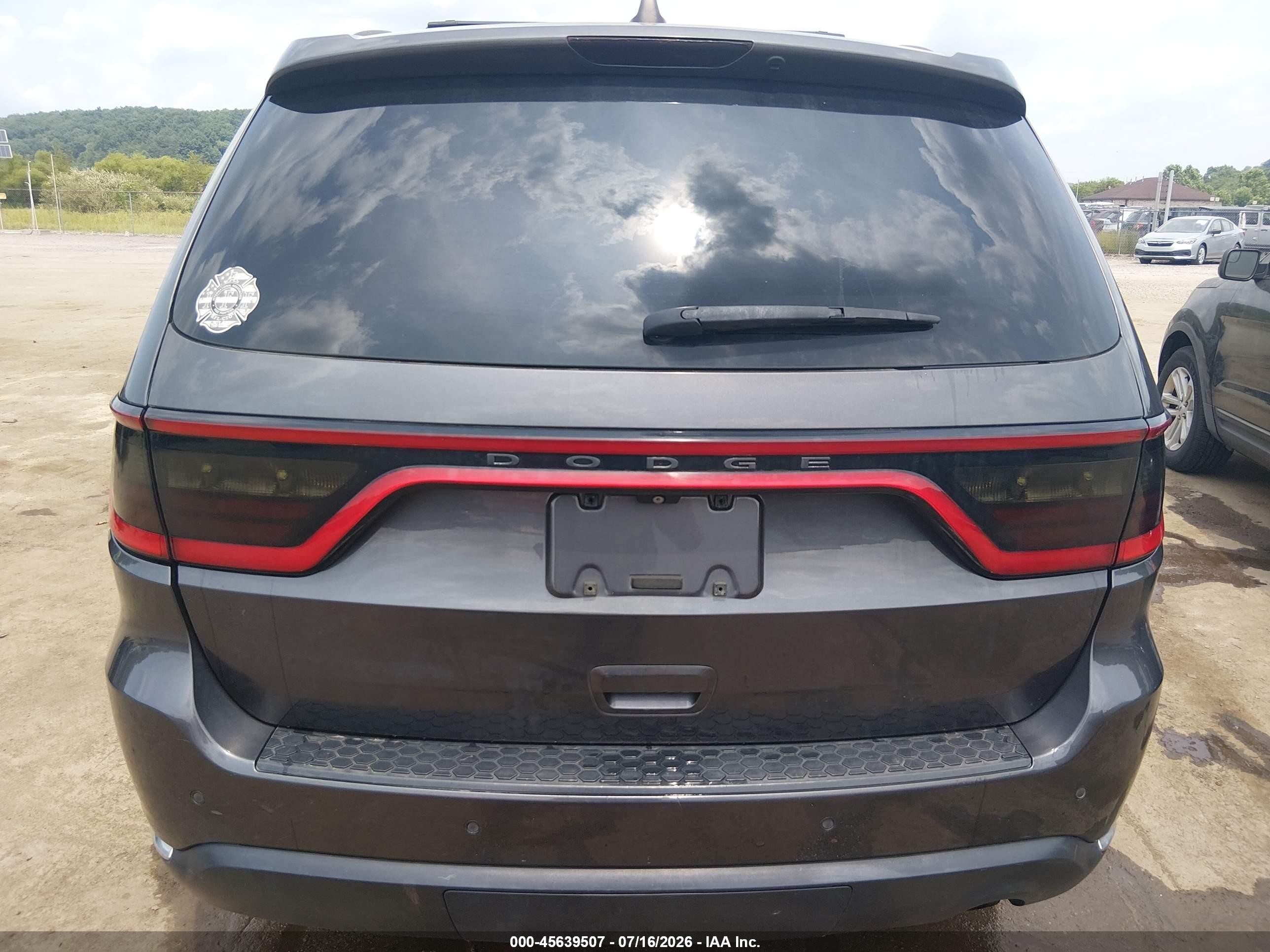 2015 Dodge Durango Sxt Gray vin: 1C4RDJAG4FC161407