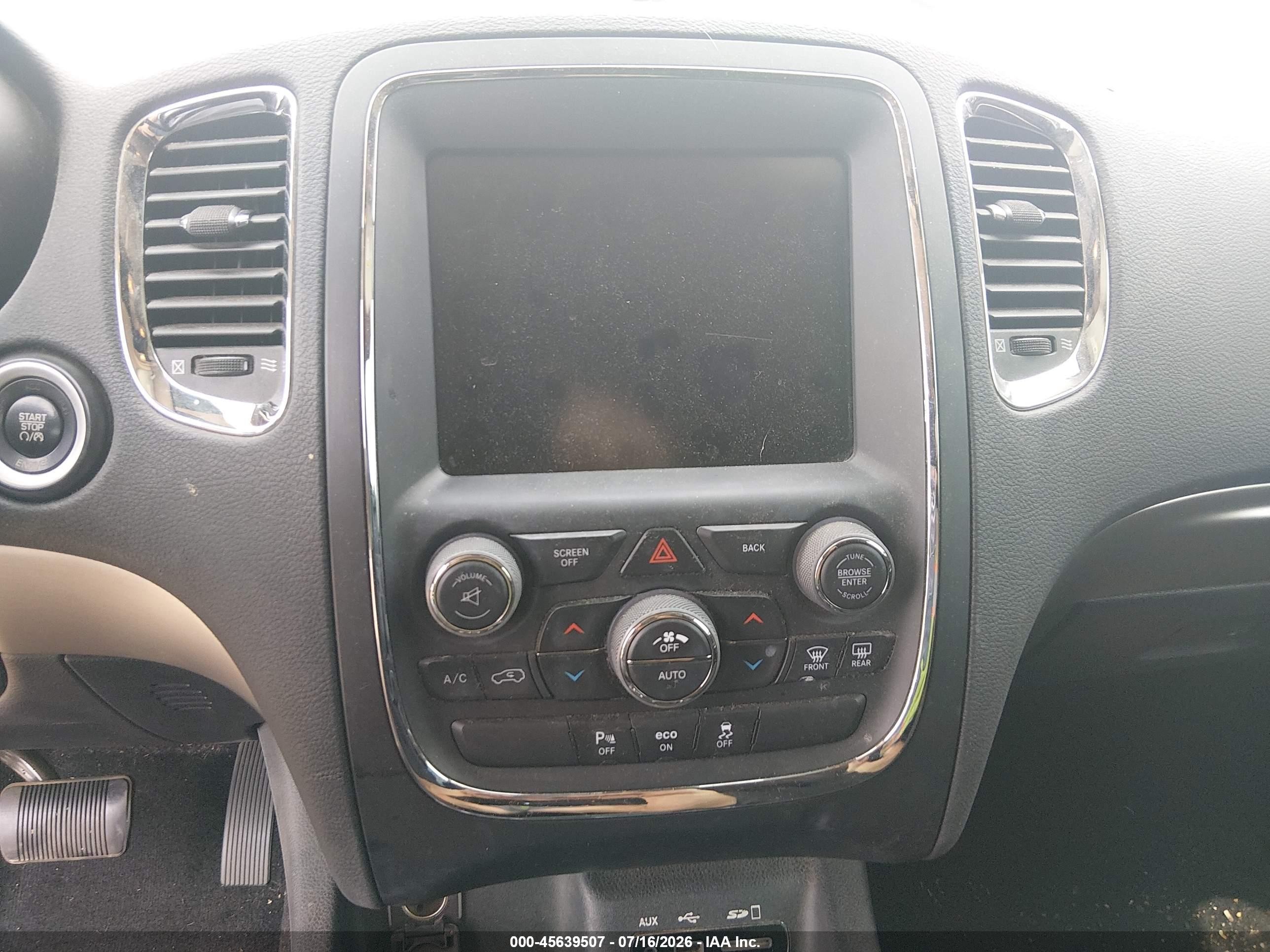 2015 Dodge Durango Sxt Gray vin: 1C4RDJAG4FC161407