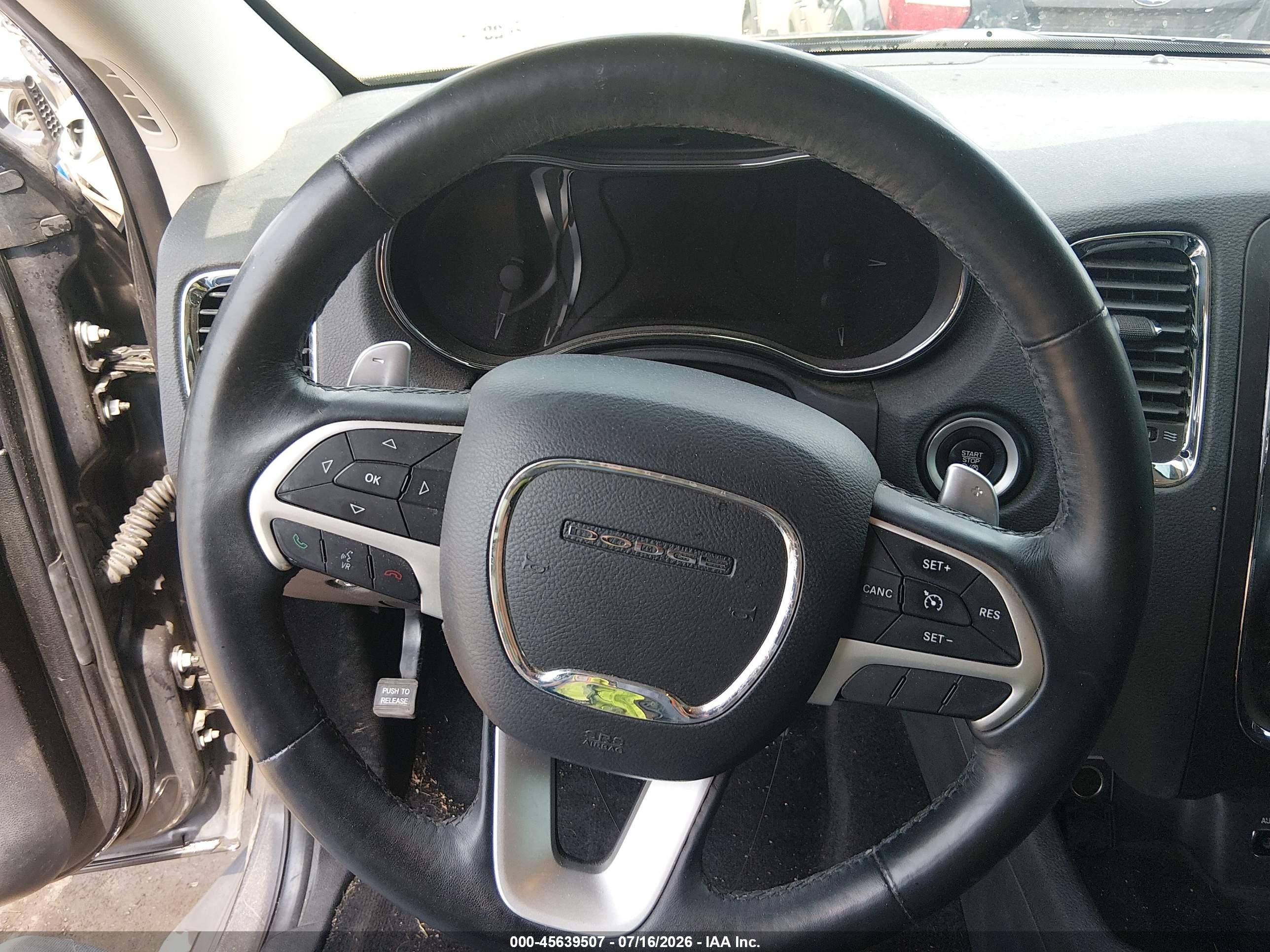 2015 Dodge Durango Sxt Gray vin: 1C4RDJAG4FC161407