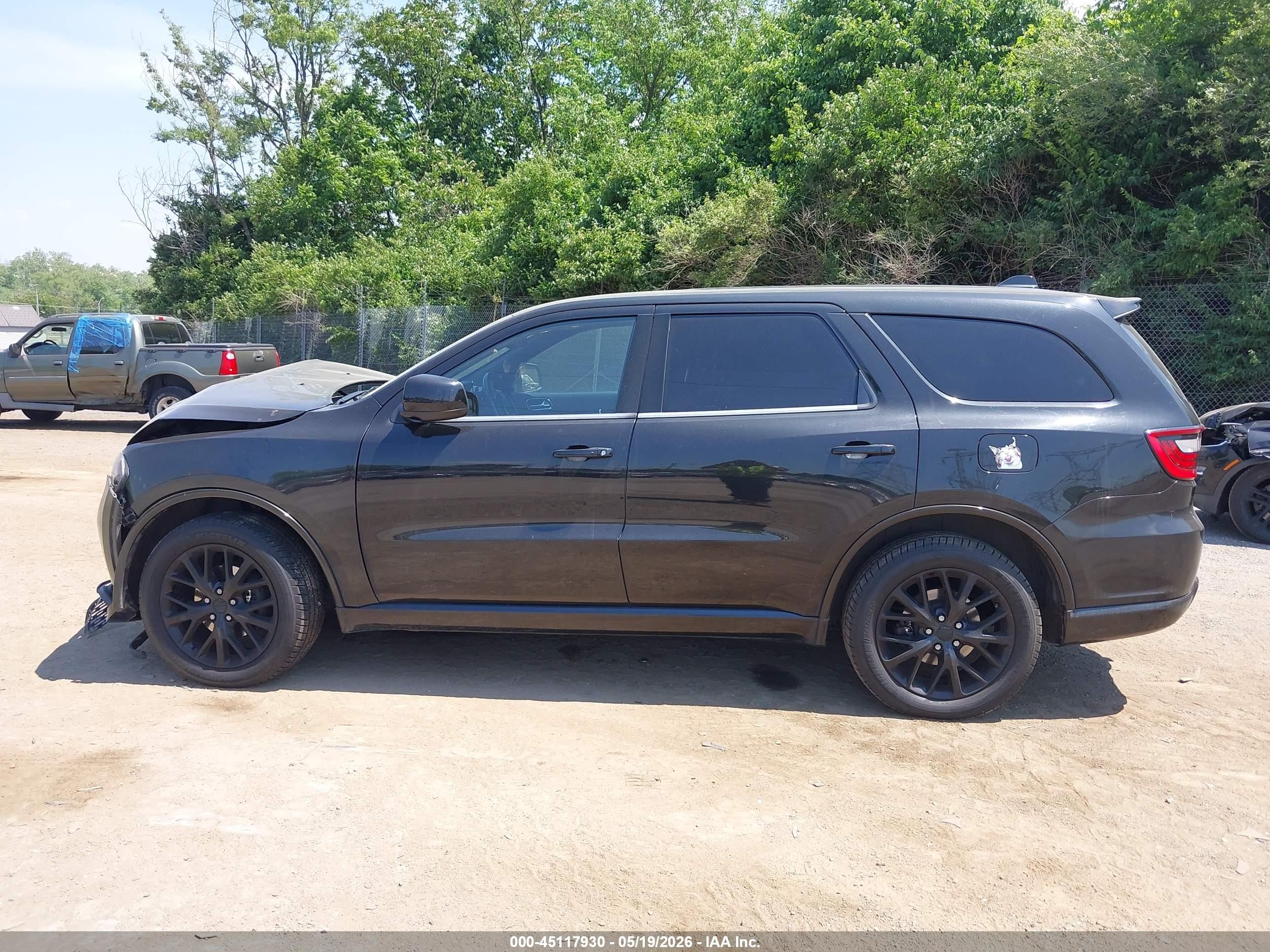 2015 Dodge Durango Sxt Black vin: 1C4RDJAG4FC858186