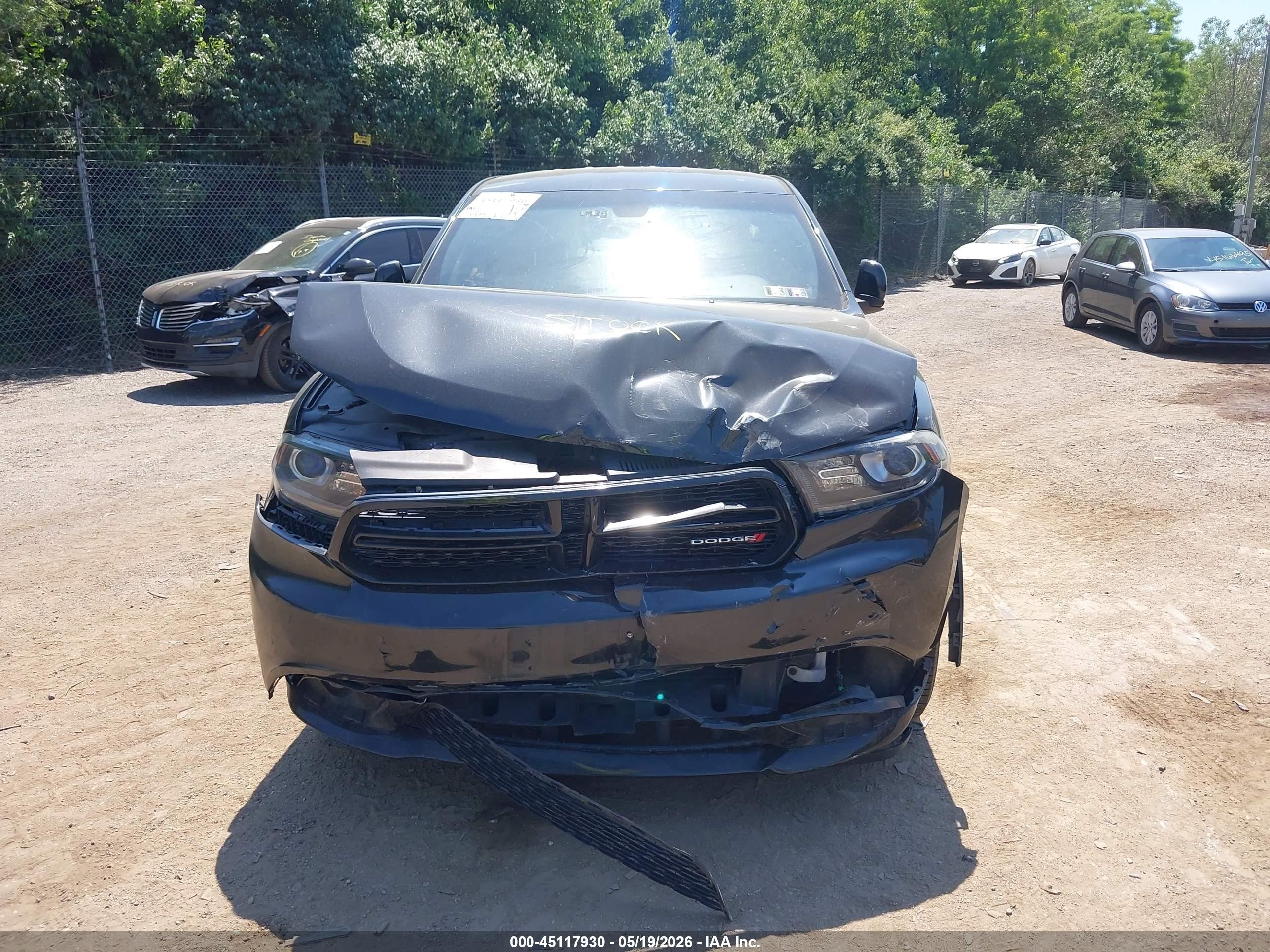 2015 Dodge Durango Sxt Black vin: 1C4RDJAG4FC858186