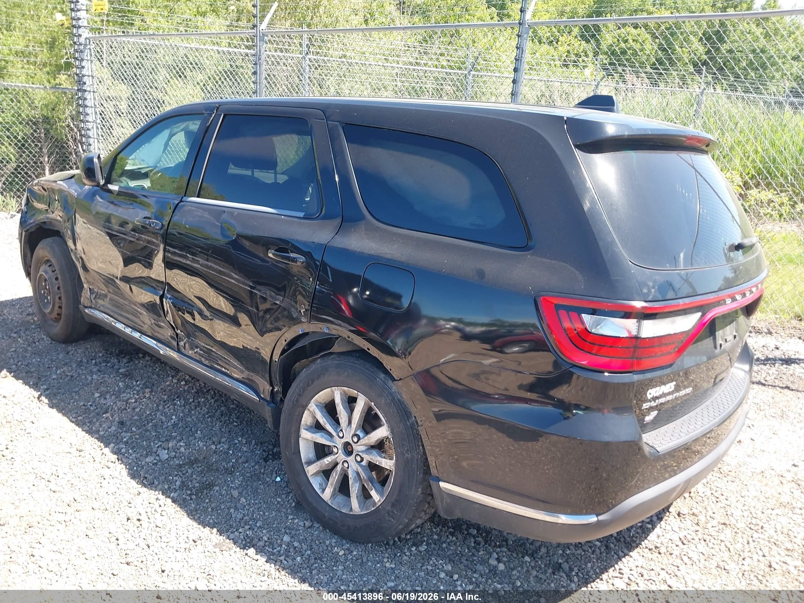 2020 Dodge Durango Sxt Awd Black vin: 1C4RDJAG4LC258165