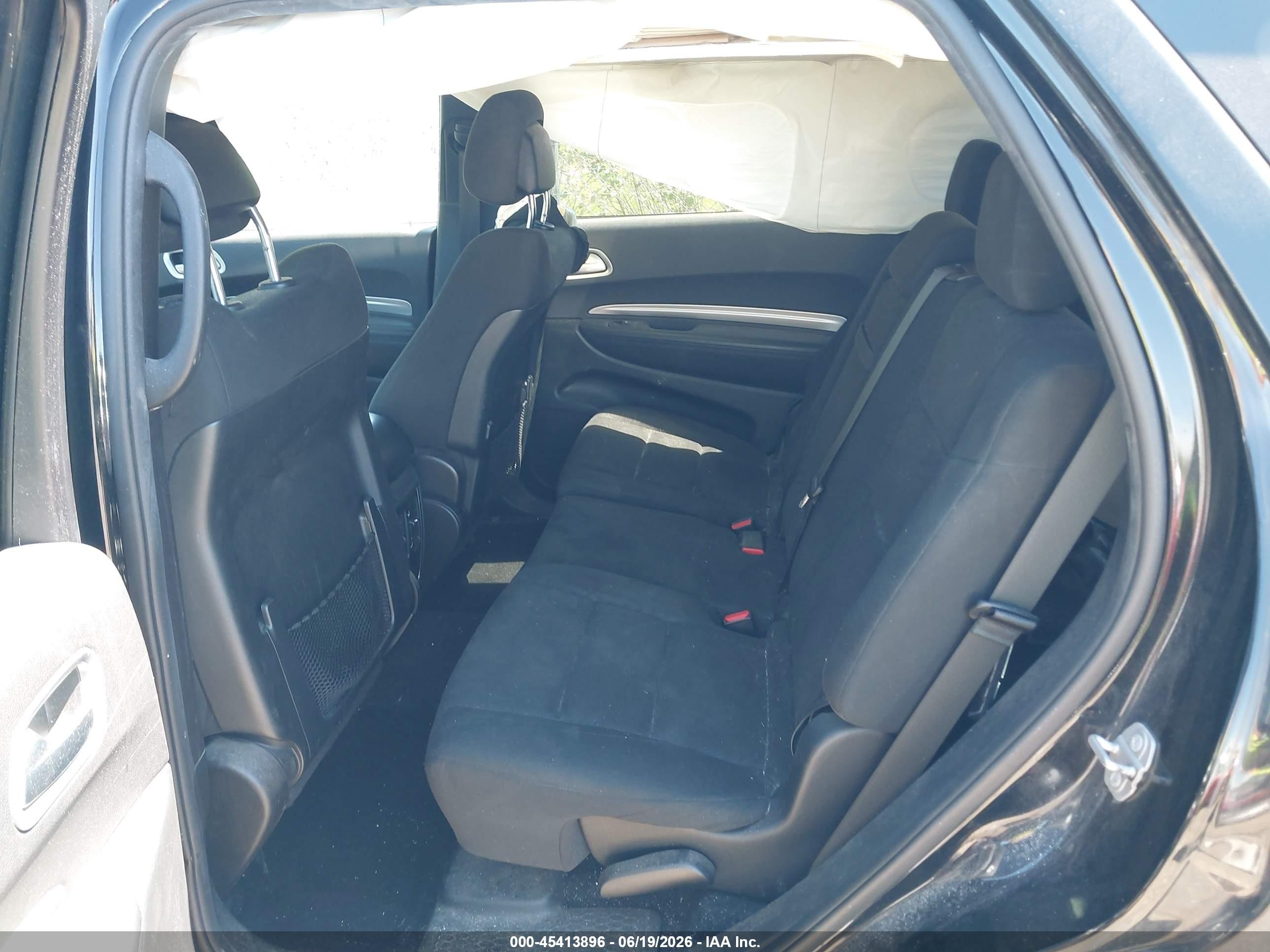 2020 Dodge Durango Sxt Awd Black vin: 1C4RDJAG4LC258165