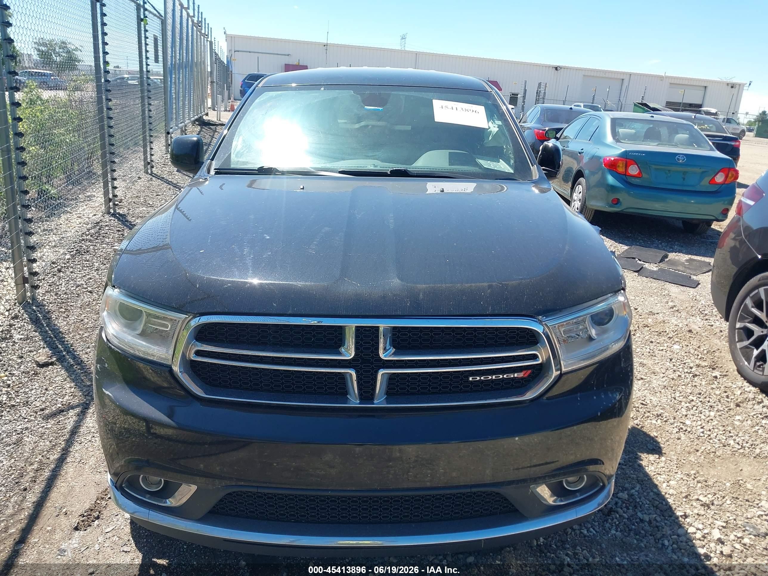 2020 Dodge Durango Sxt Awd Black vin: 1C4RDJAG4LC258165