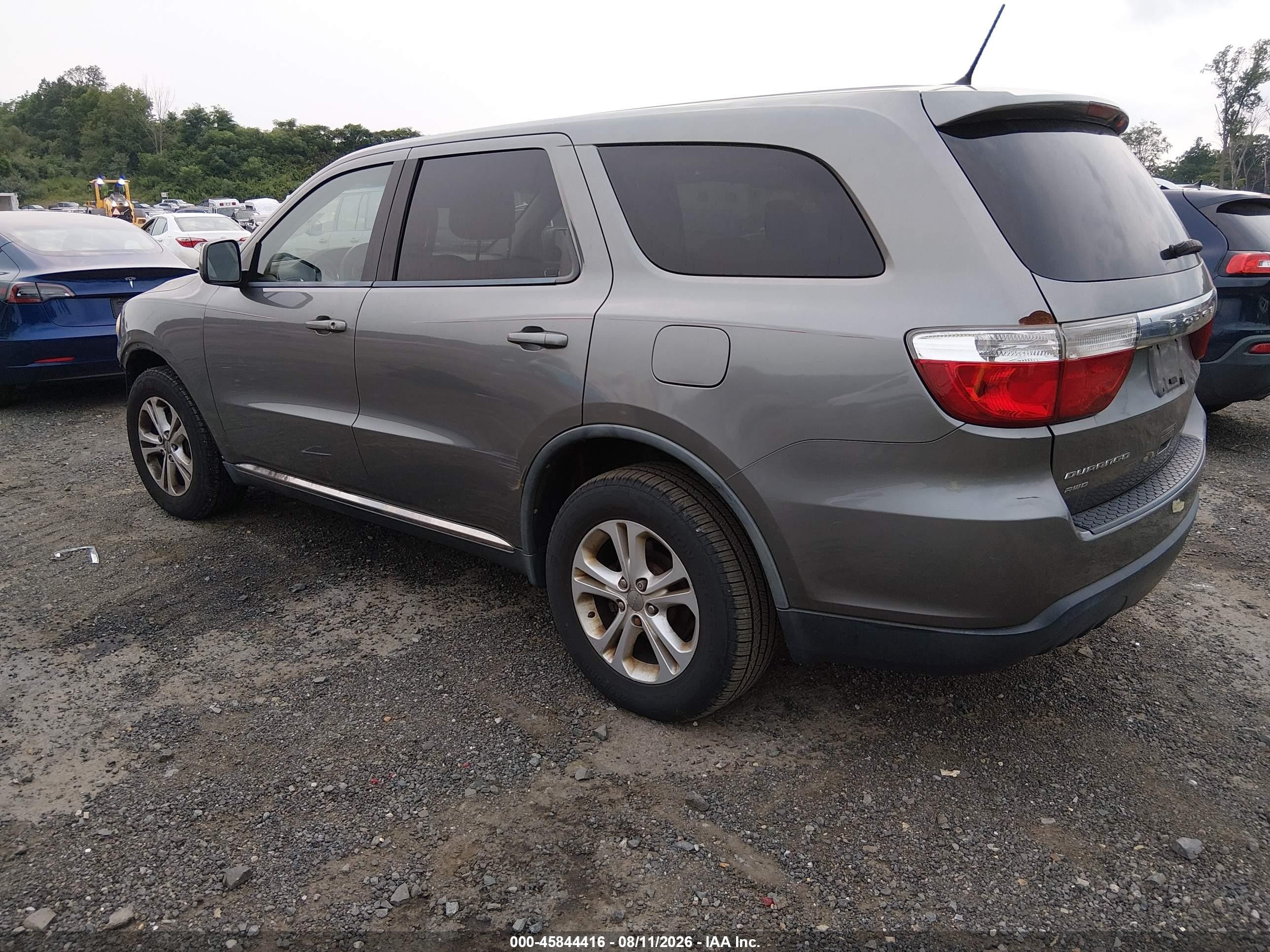 2012 Dodge Durango Sxt Gray vin: 1C4RDJAG5CC100790
