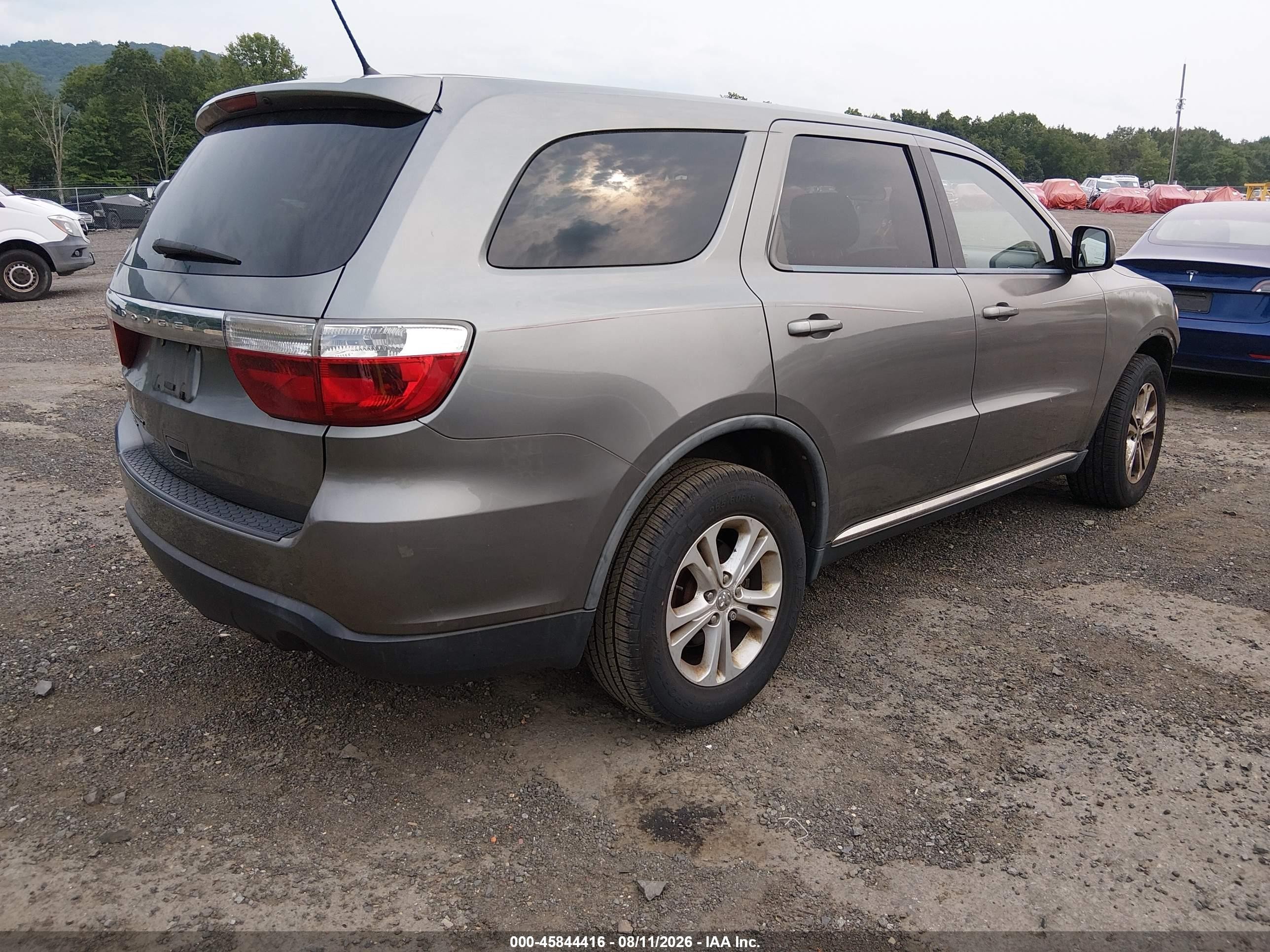 2012 Dodge Durango Sxt Gray vin: 1C4RDJAG5CC100790