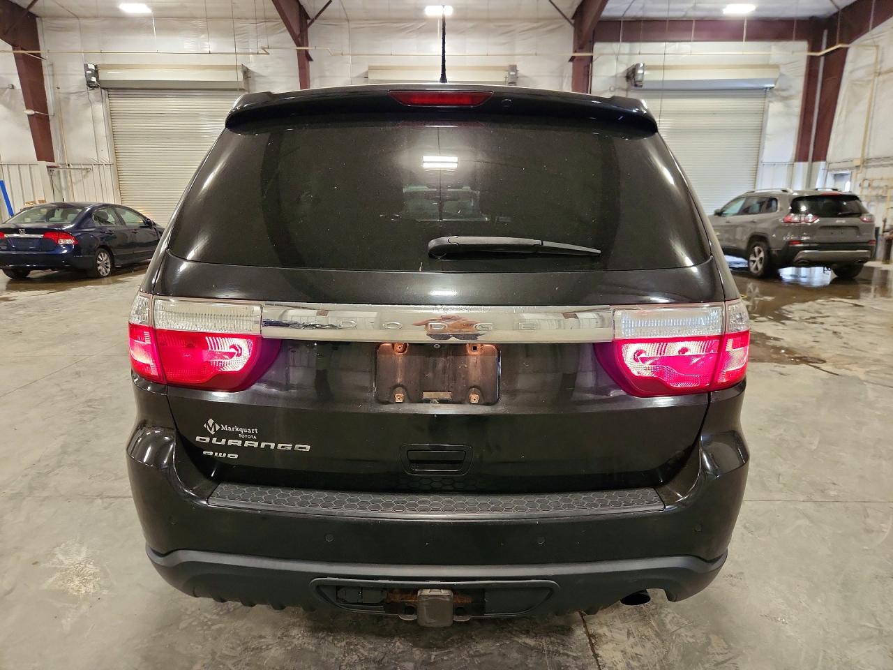 2012 Dodge Durango Sxt Black vin: 1C4RDJAG5CC207127