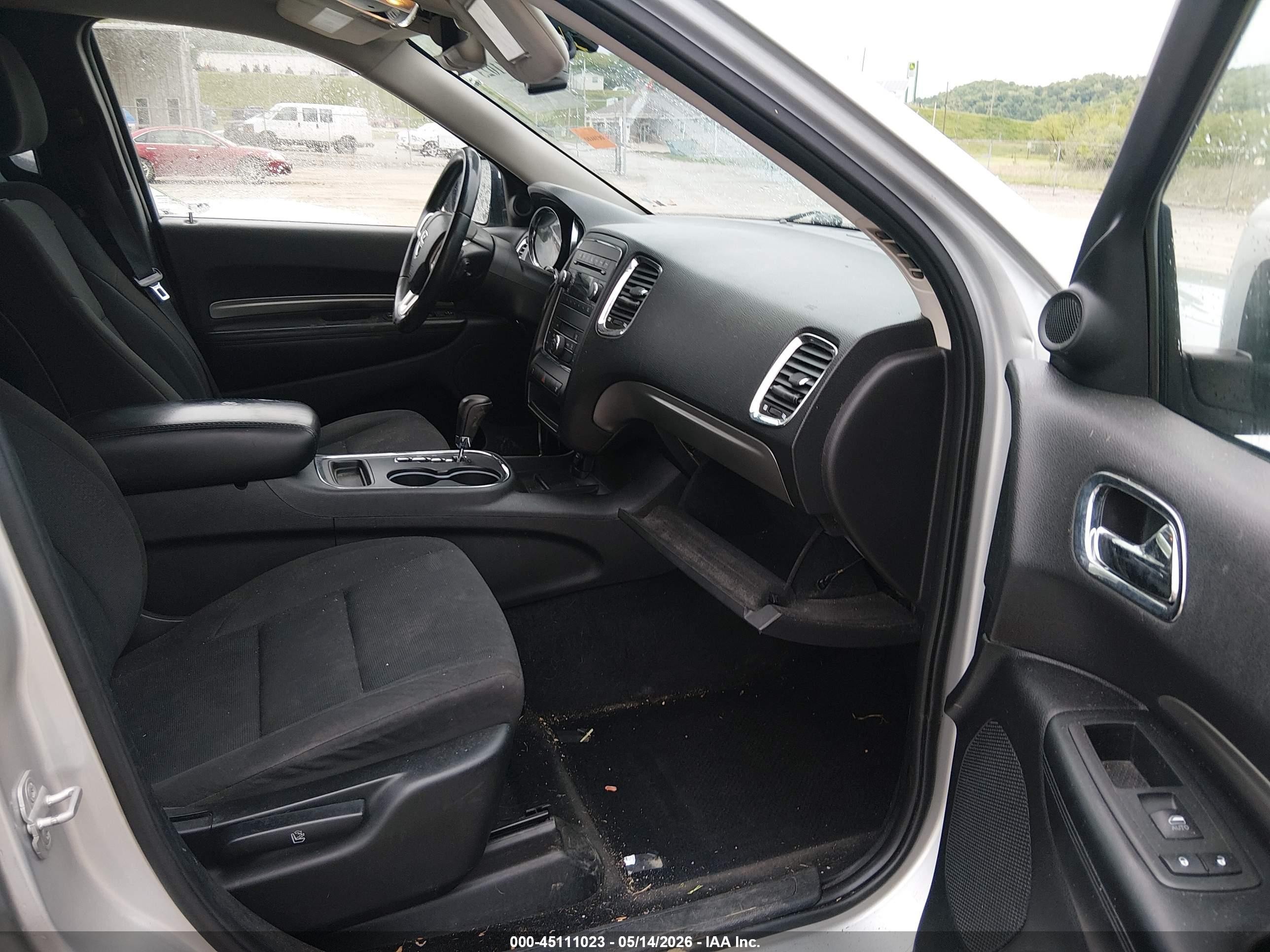 2013 Dodge Durango Sxt Серебряный vin: 1C4RDJAG5DC500463