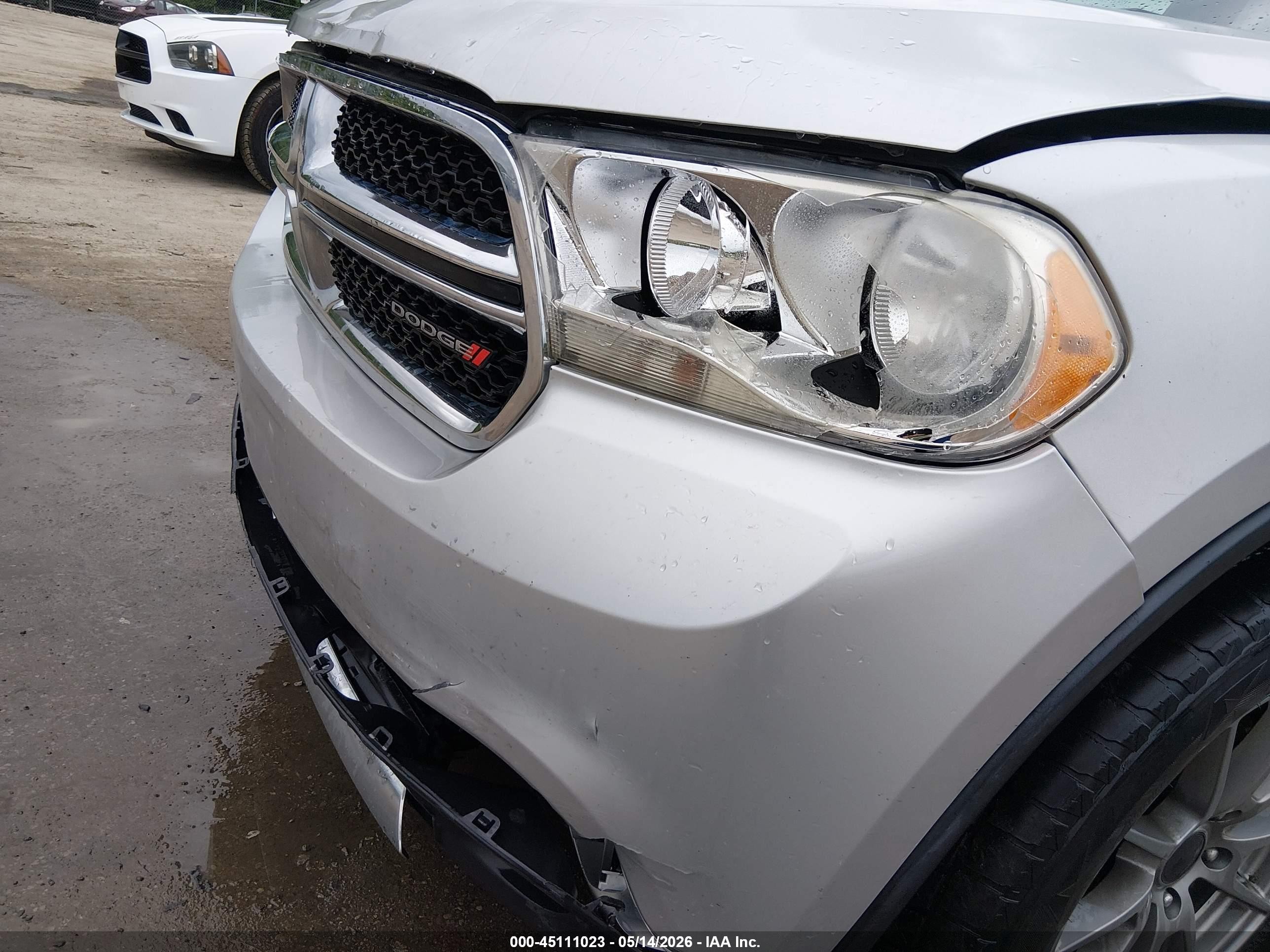 2013 Dodge Durango Sxt Серебряный vin: 1C4RDJAG5DC500463