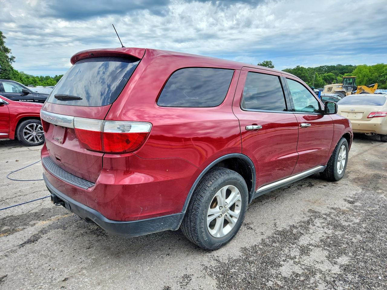2013 Dodge Durango Sxt Red vin: 1C4RDJAG5DC565426