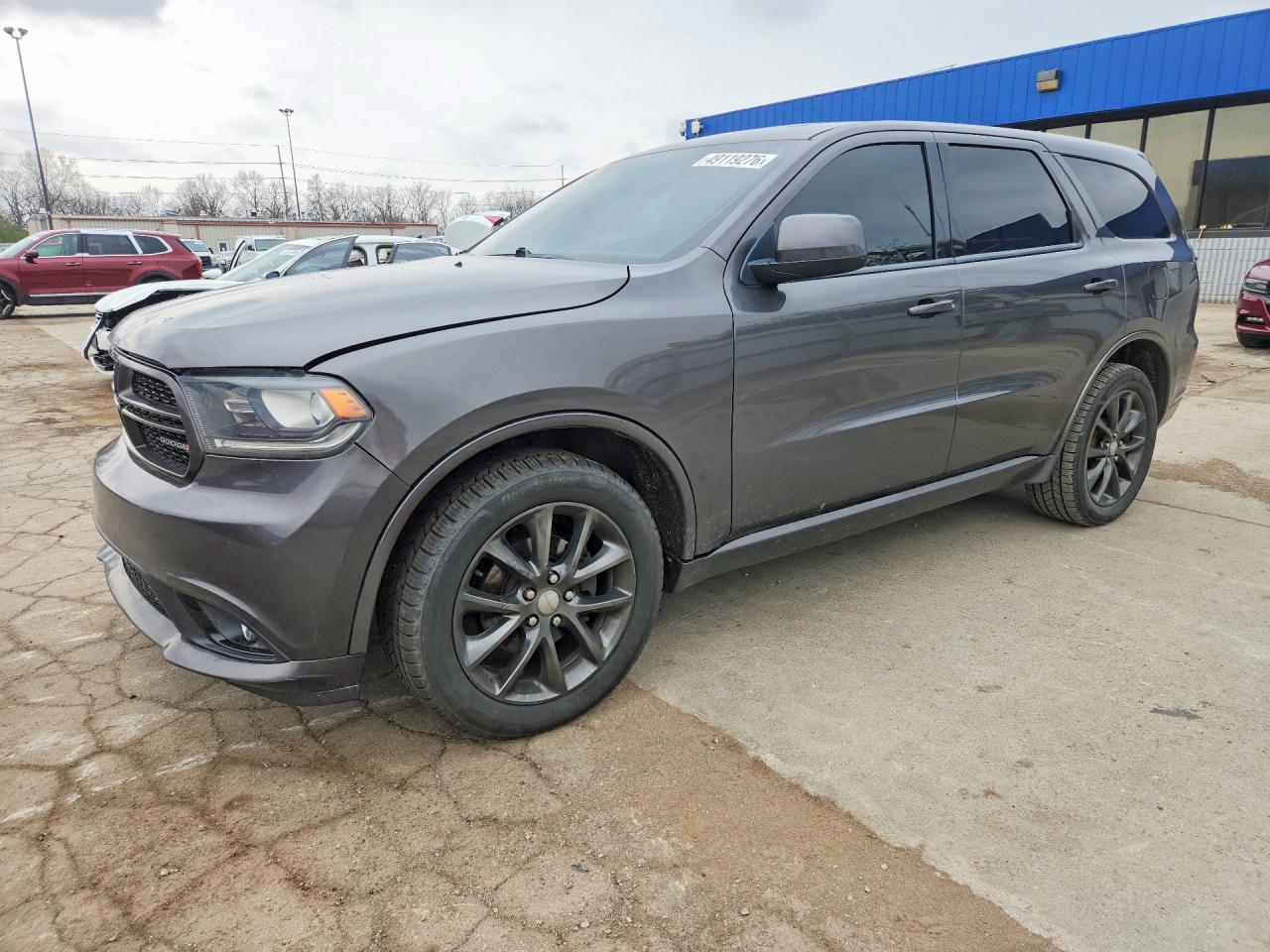 2014 Dodge Durango Sxt Gray vin: 1C4RDJAG5EC287354