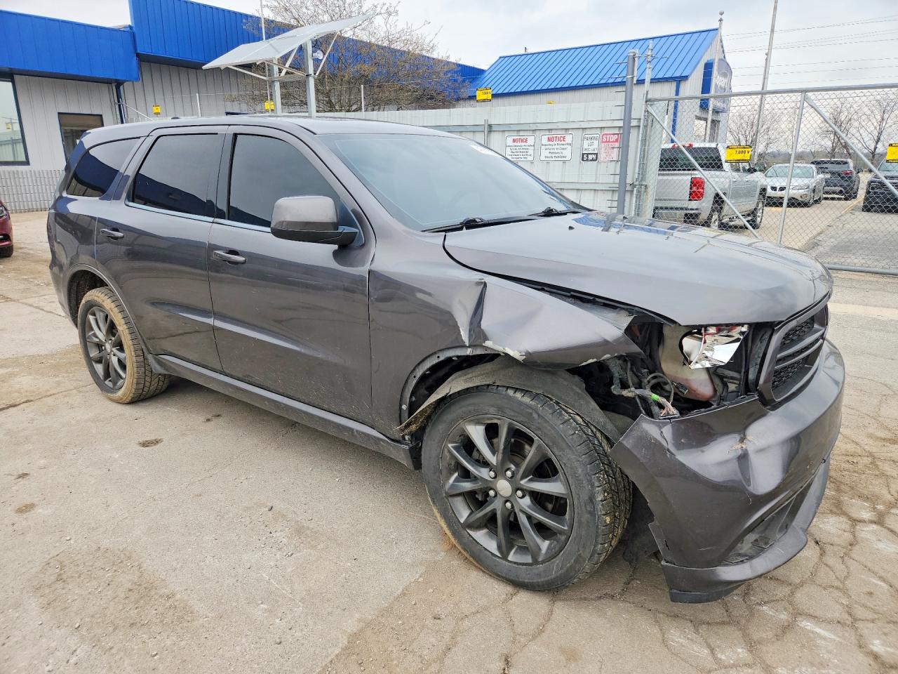 2014 Dodge Durango Sxt Gray vin: 1C4RDJAG5EC287354
