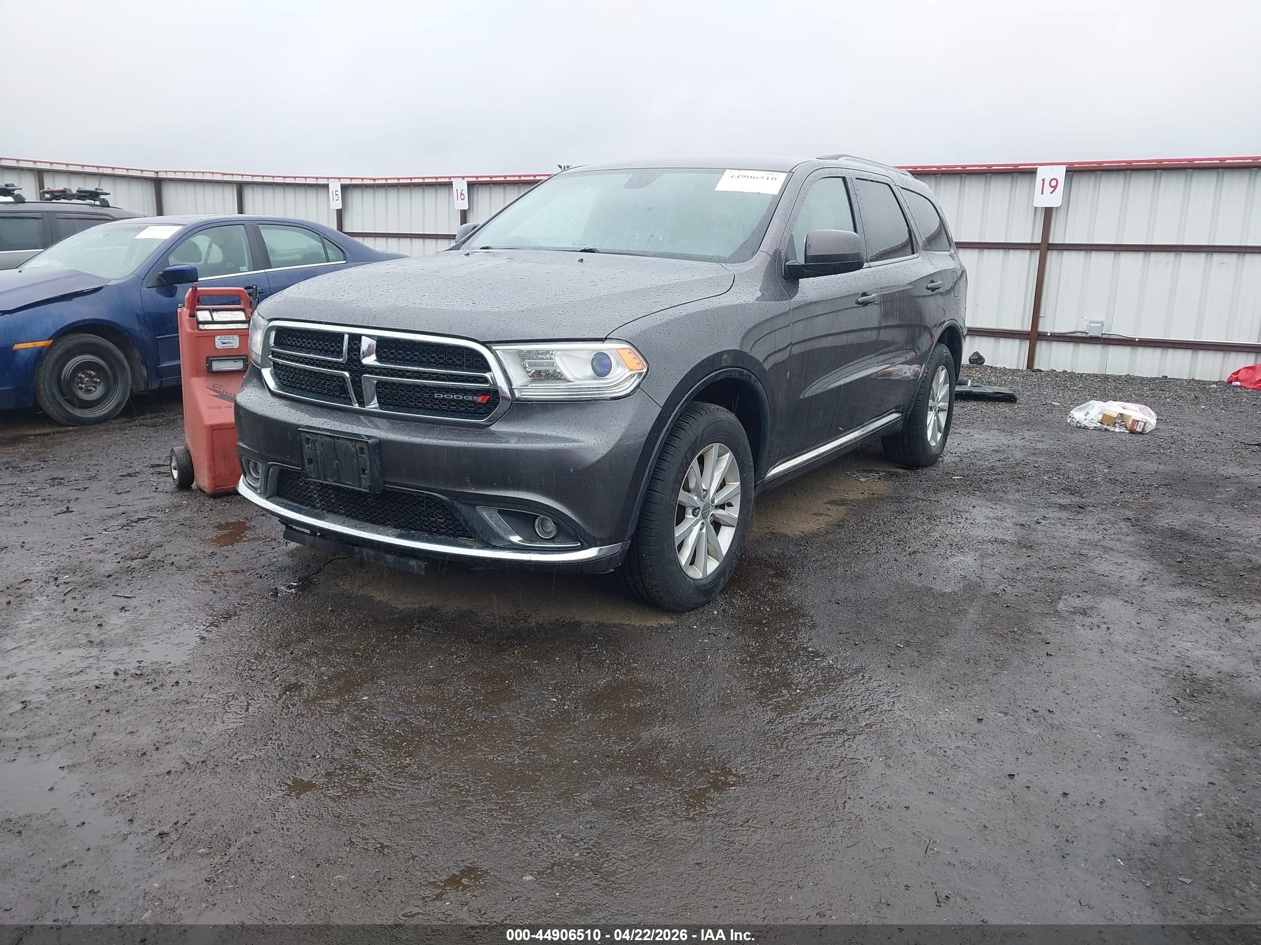 2014 Dodge Durango Sxt Gray vin: 1C4RDJAG5EC301558