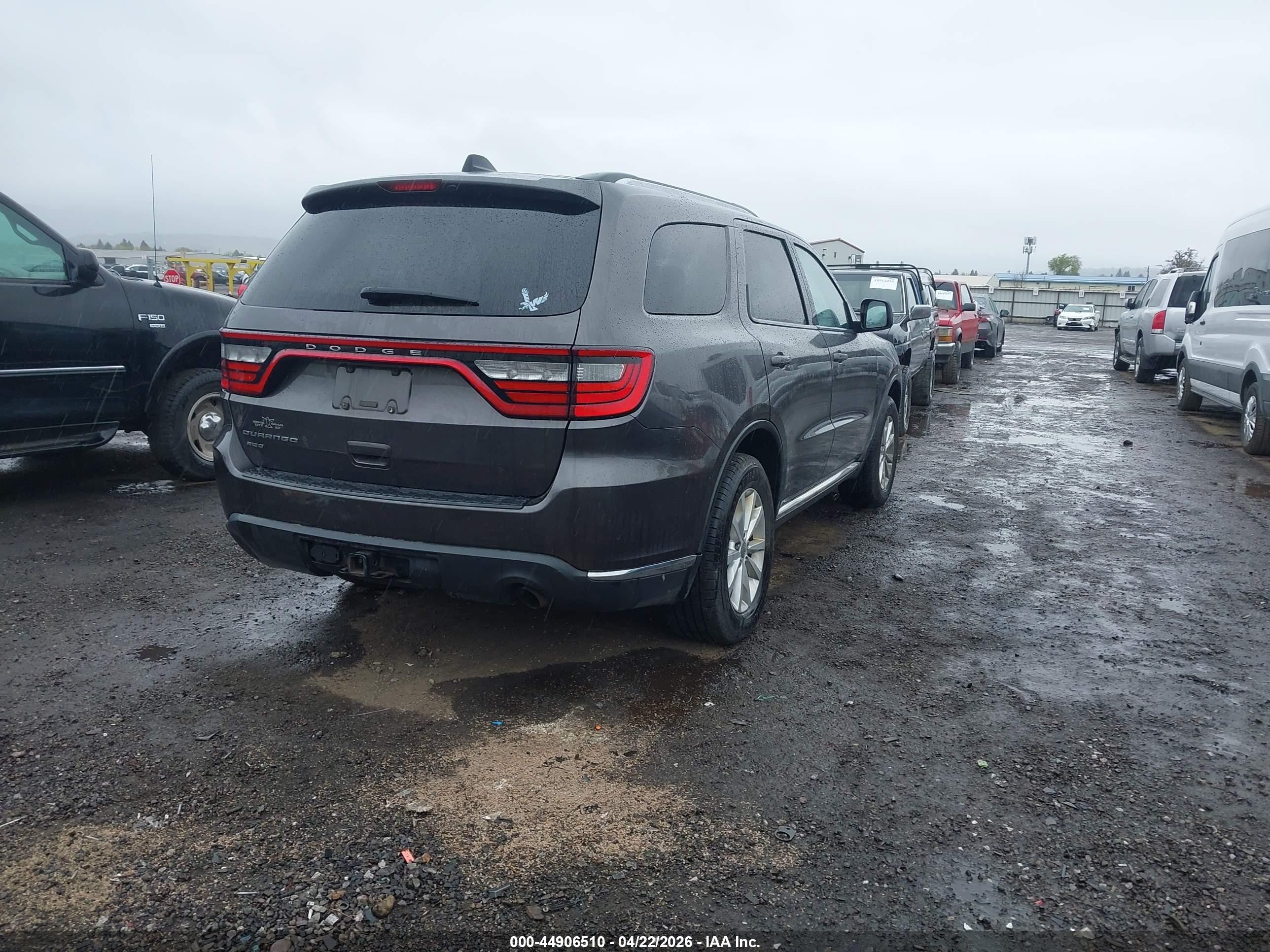 2014 Dodge Durango Sxt Gray vin: 1C4RDJAG5EC301558