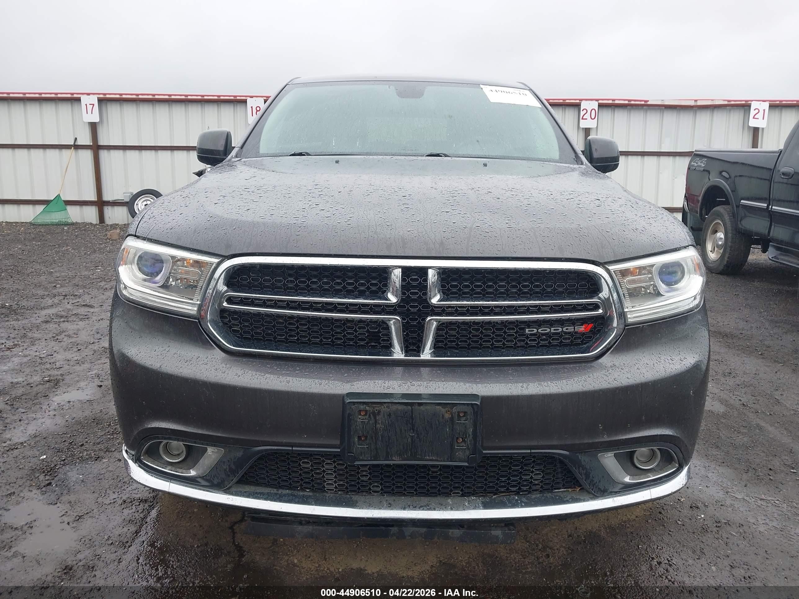 2014 Dodge Durango Sxt Gray vin: 1C4RDJAG5EC301558