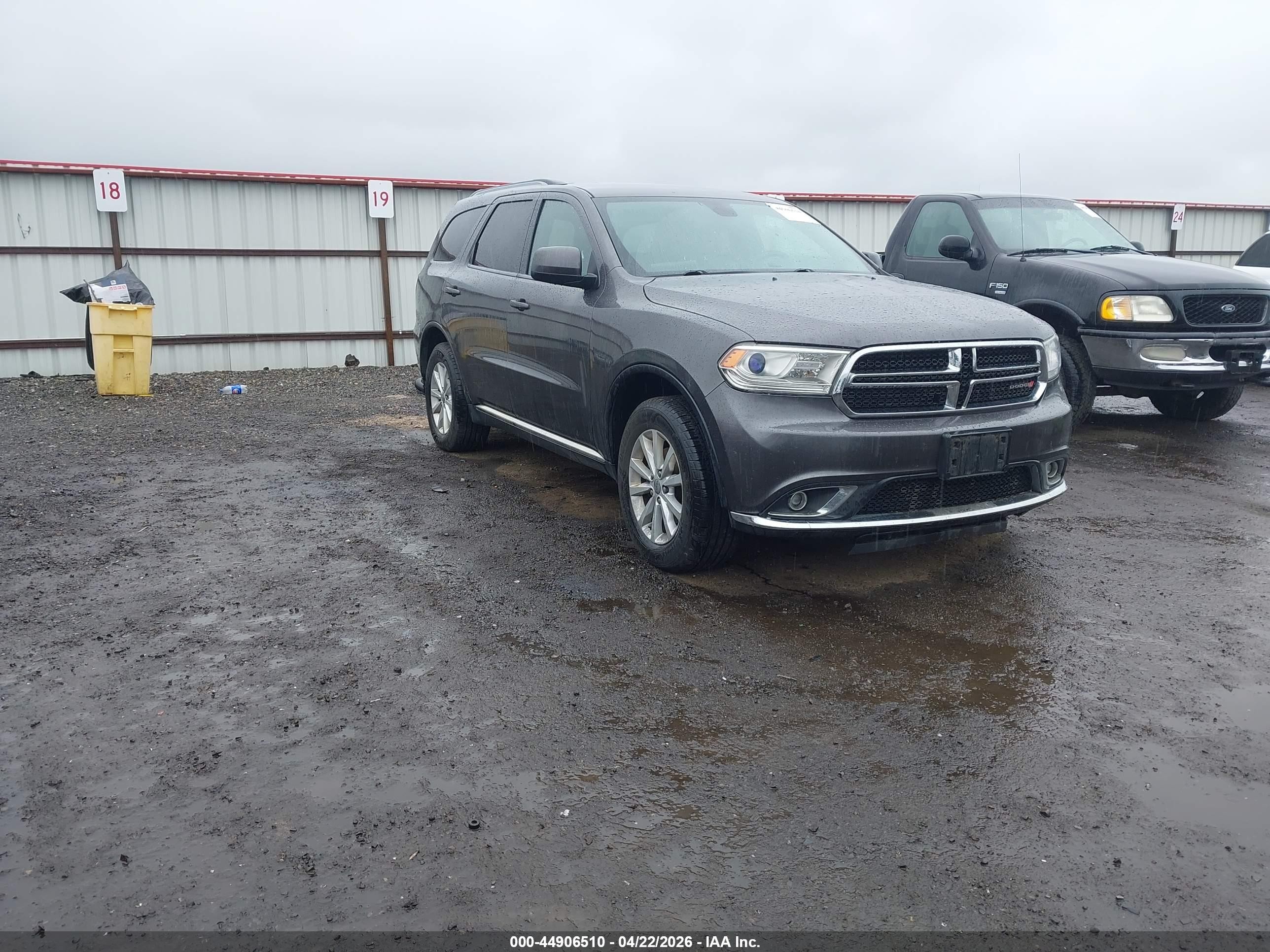 2014 Dodge Durango Sxt Gray vin: 1C4RDJAG5EC301558