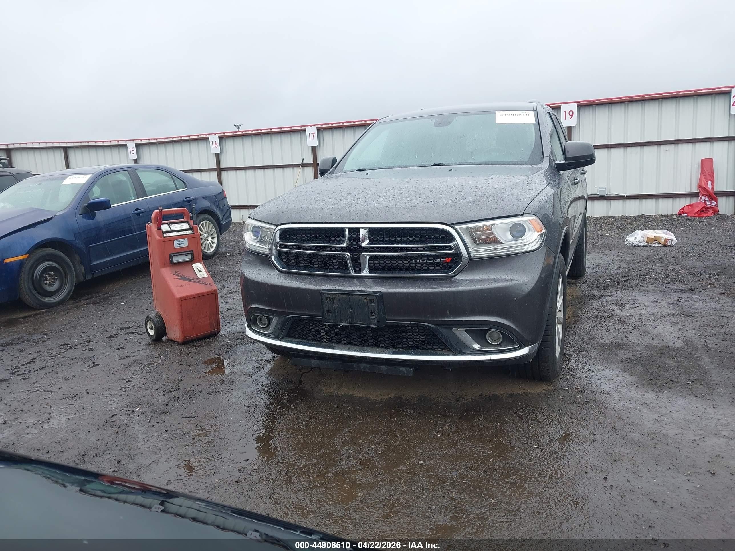 2014 Dodge Durango Sxt Gray vin: 1C4RDJAG5EC301558
