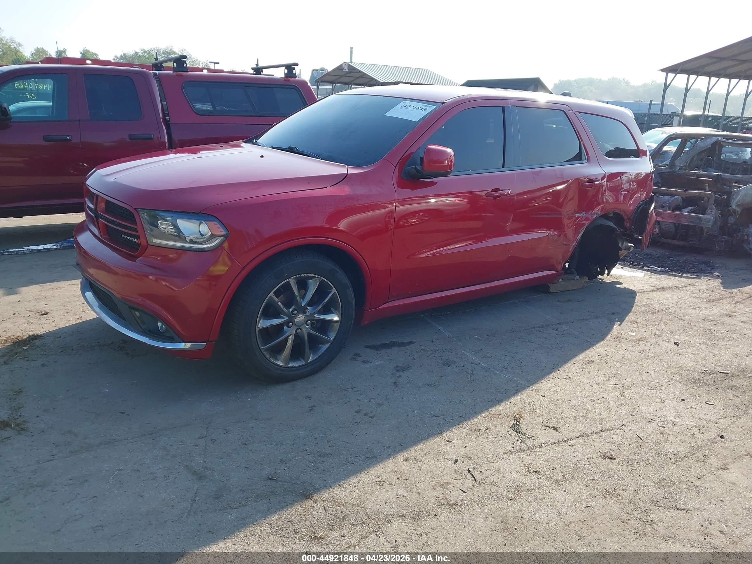 2014 Dodge Durango Sxt Red vin: 1C4RDJAG5EC326976