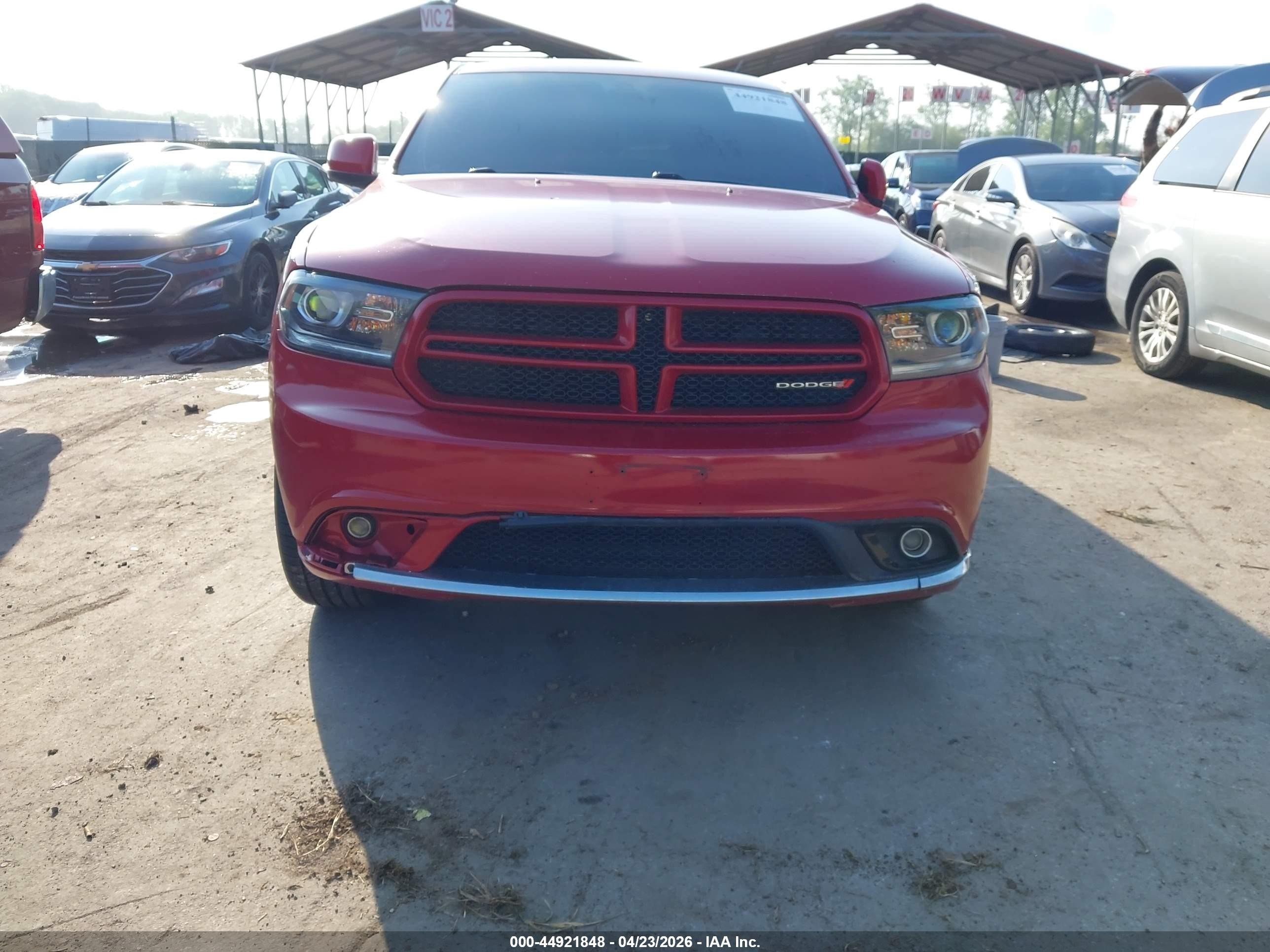 2014 Dodge Durango Sxt Red vin: 1C4RDJAG5EC326976