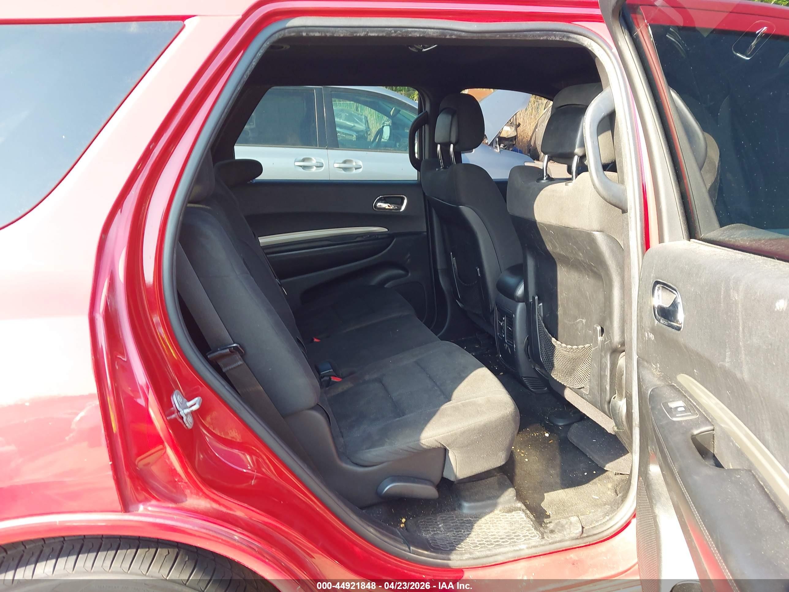 2014 Dodge Durango Sxt Red vin: 1C4RDJAG5EC326976