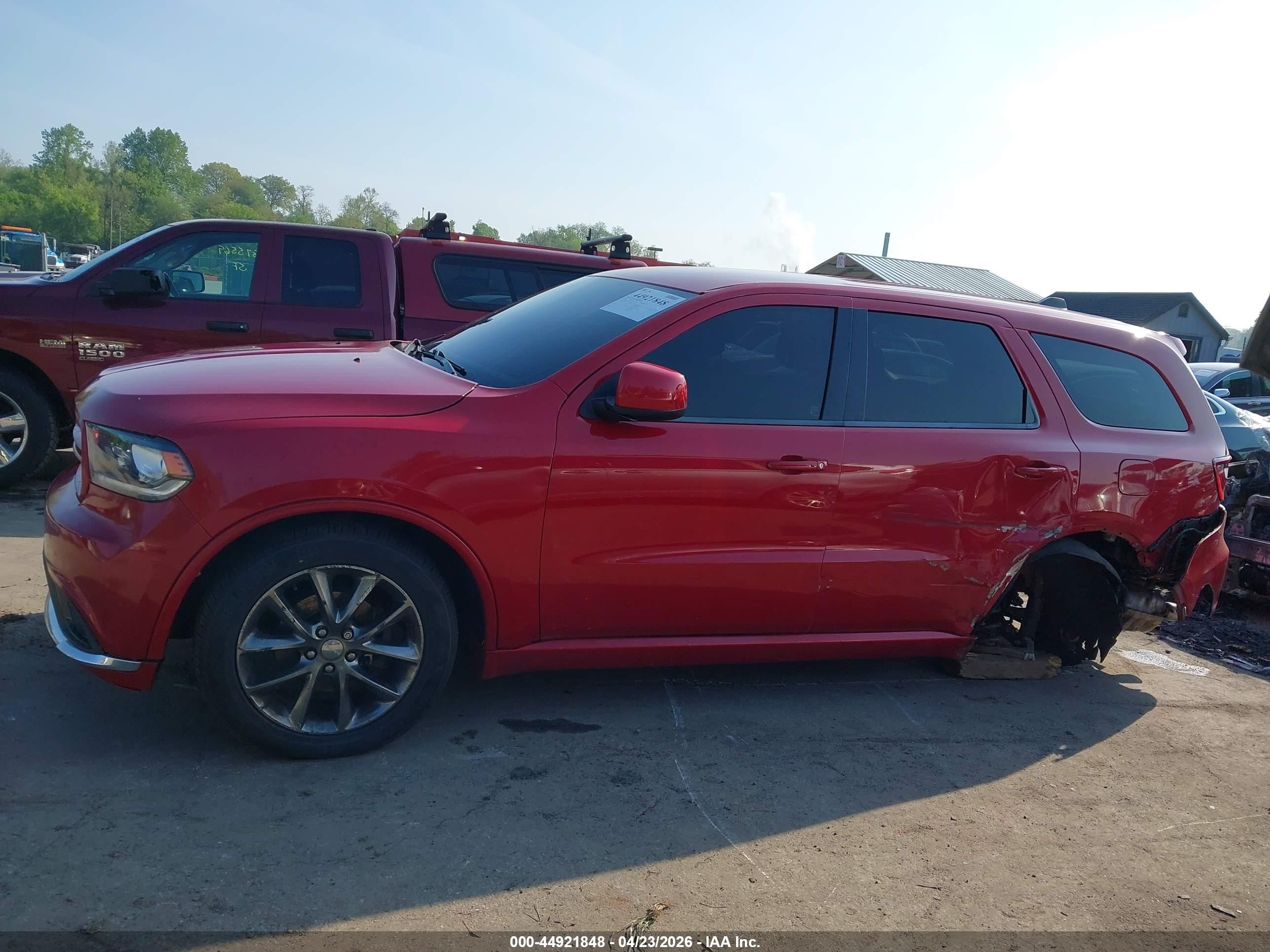 2014 Dodge Durango Sxt Red vin: 1C4RDJAG5EC326976