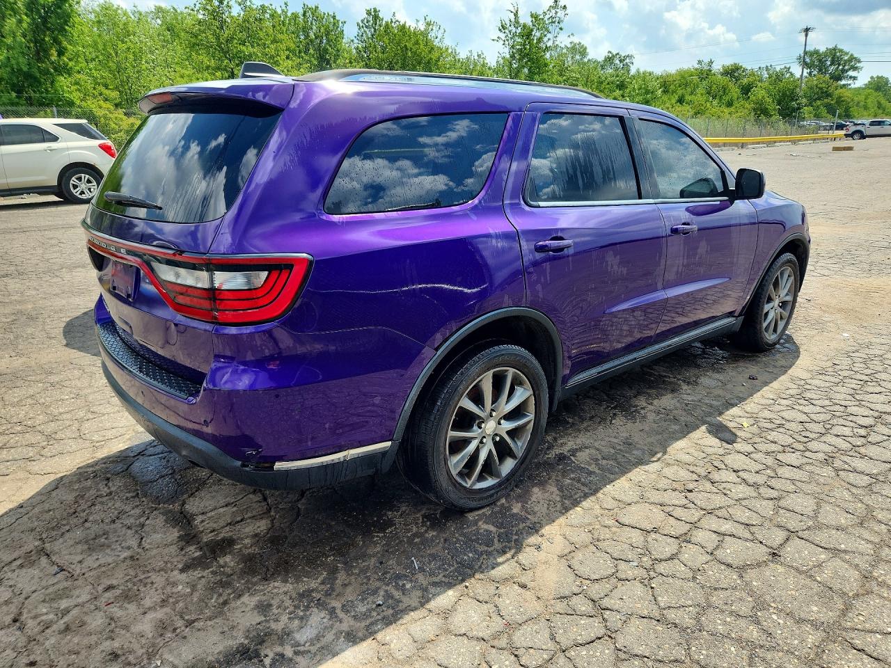 2014 Dodge Durango Sxt Purple vin: 1C4RDJAG5EC428679