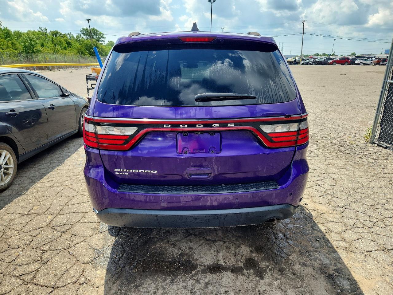 2014 Dodge Durango Sxt Purple vin: 1C4RDJAG5EC428679