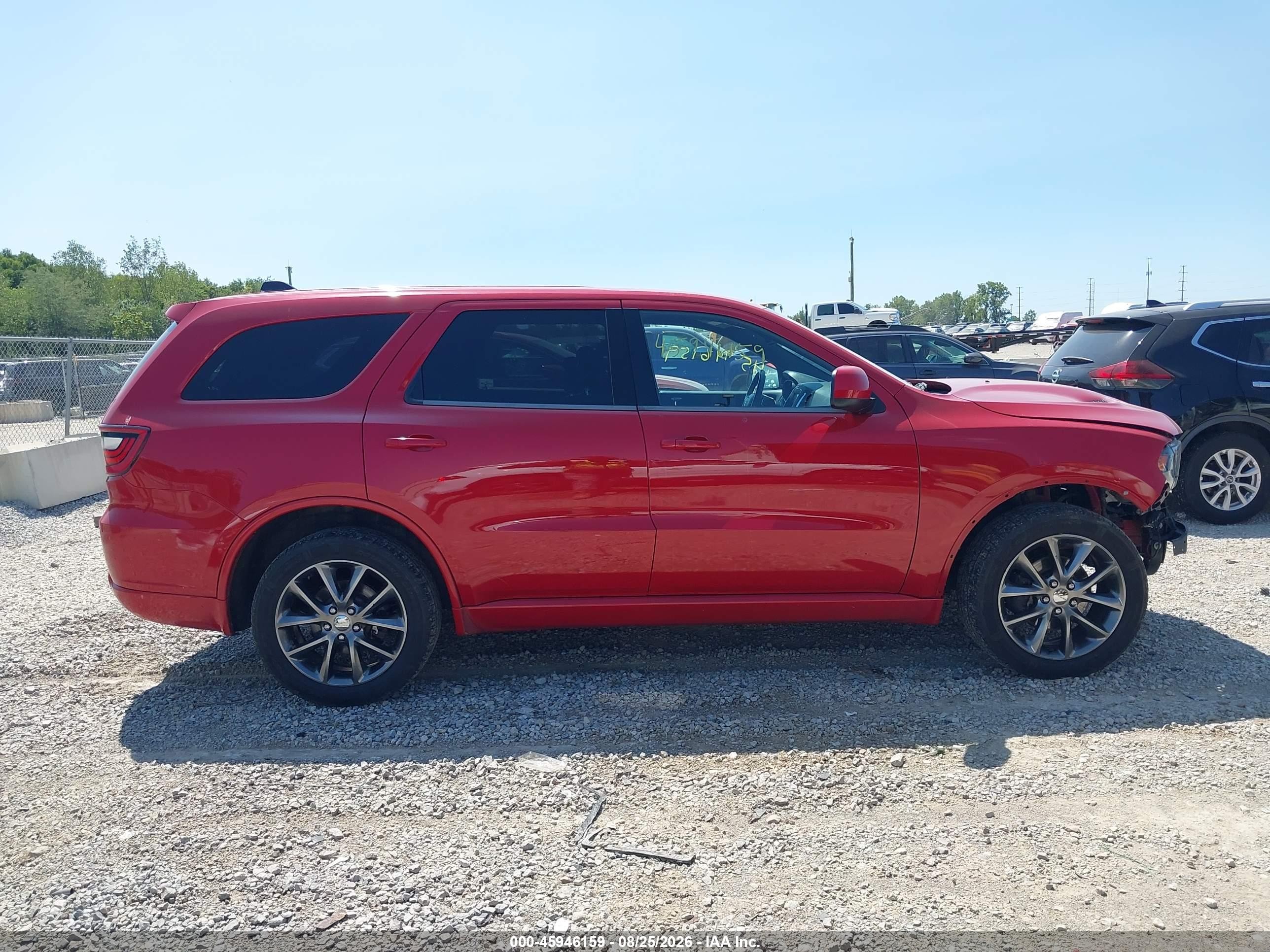 2014 Dodge Durango Sxt Красный vin: 1C4RDJAG5EC552421