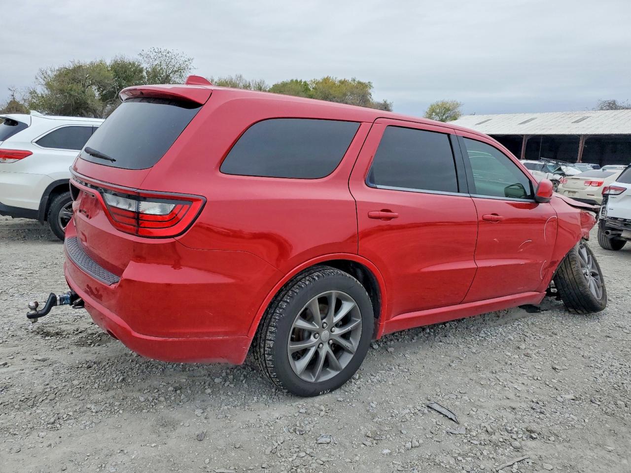 2015 Dodge Durango Sxt Red vin: 1C4RDJAG5FC195047