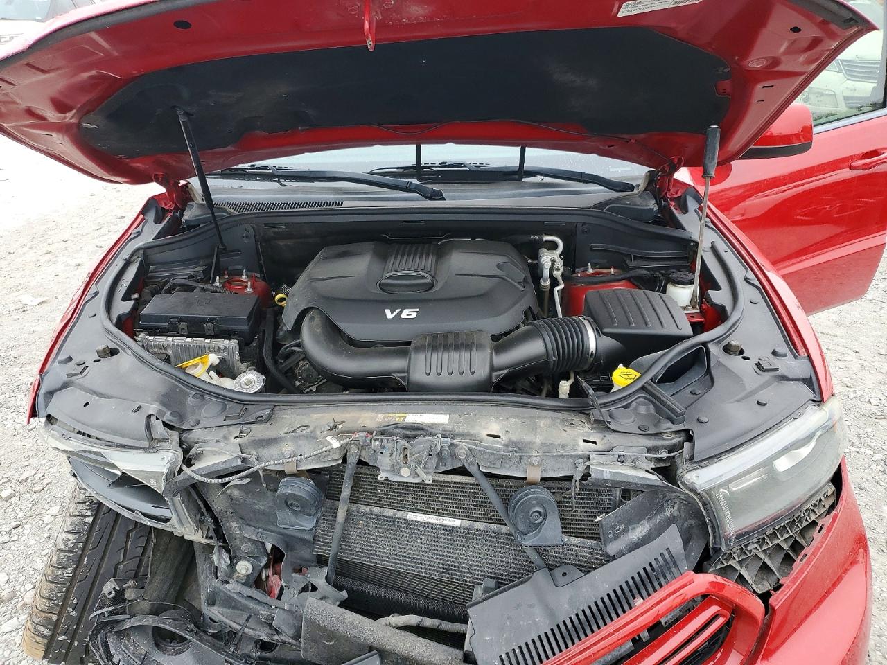 2015 Dodge Durango Sxt Red vin: 1C4RDJAG5FC195047