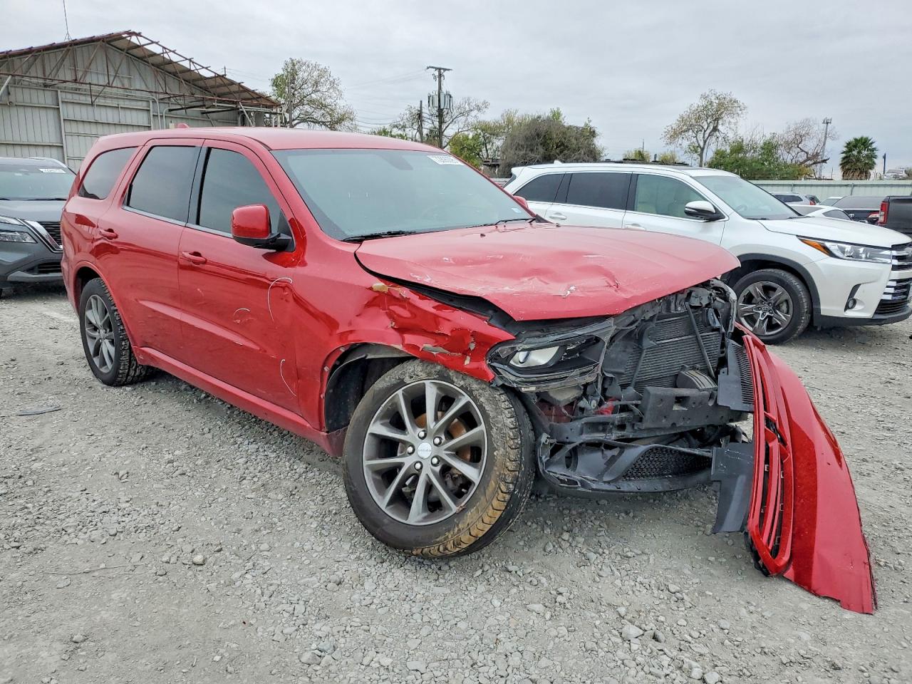 2015 Dodge Durango Sxt Red vin: 1C4RDJAG5FC195047