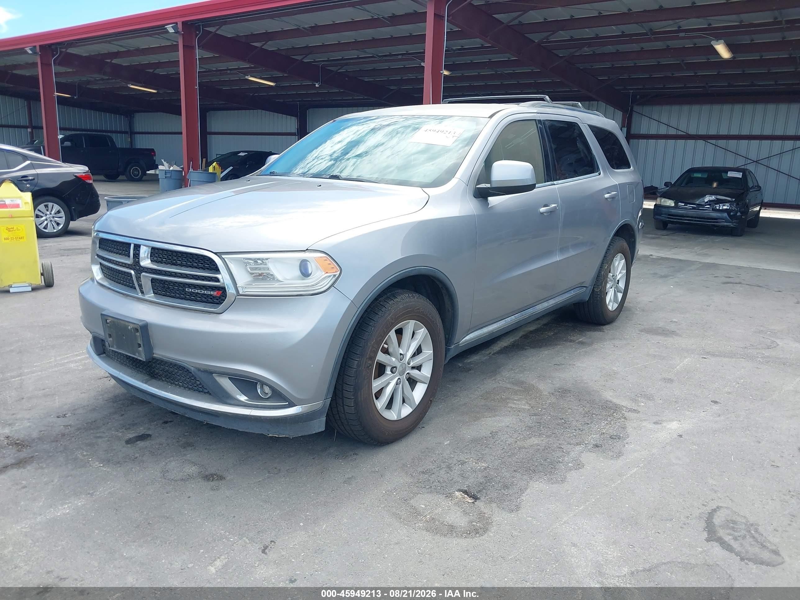 2015 Dodge Durango Sxt Серебряный vin: 1C4RDJAG5FC245185
