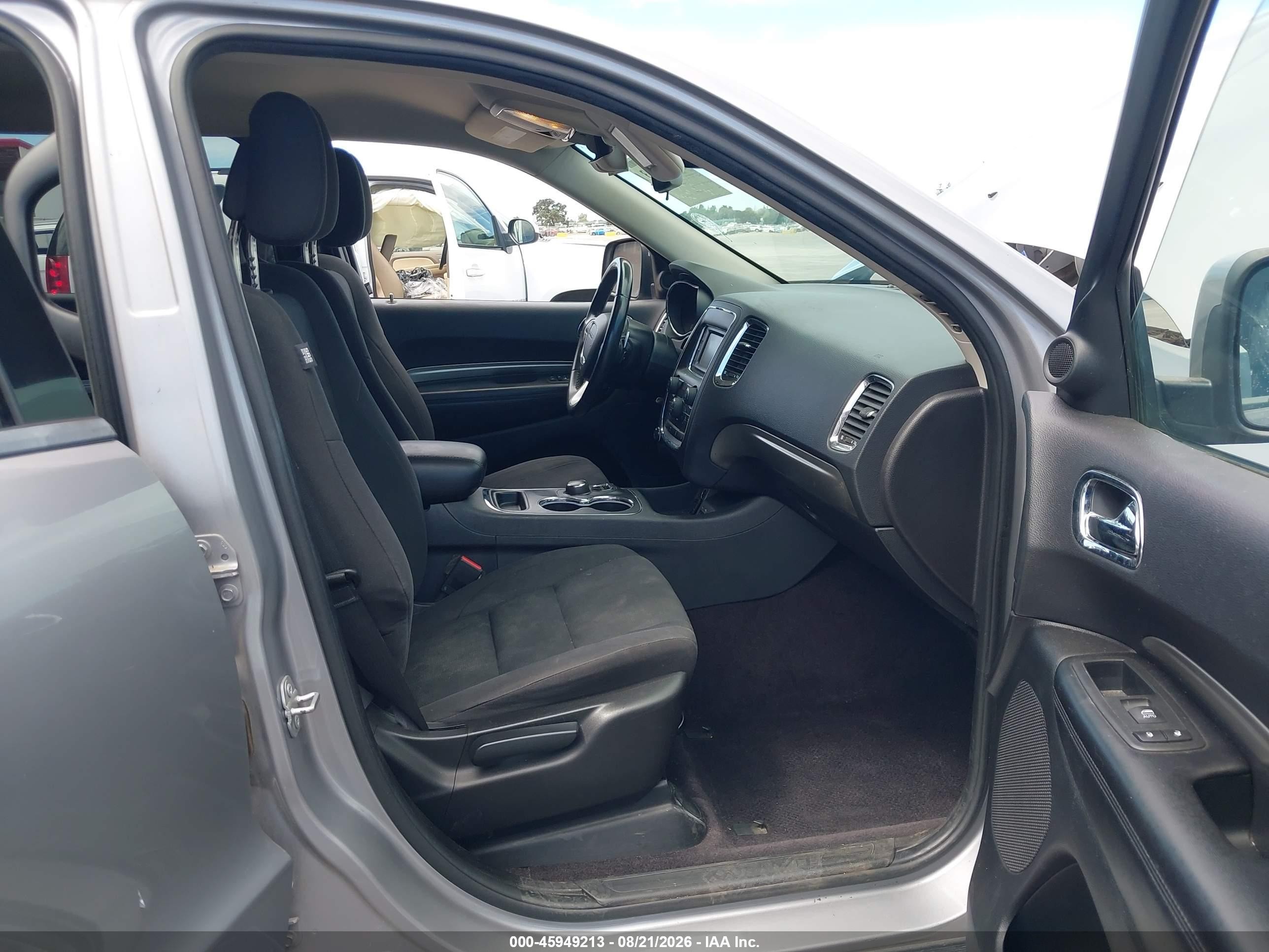 2015 Dodge Durango Sxt Серебряный vin: 1C4RDJAG5FC245185