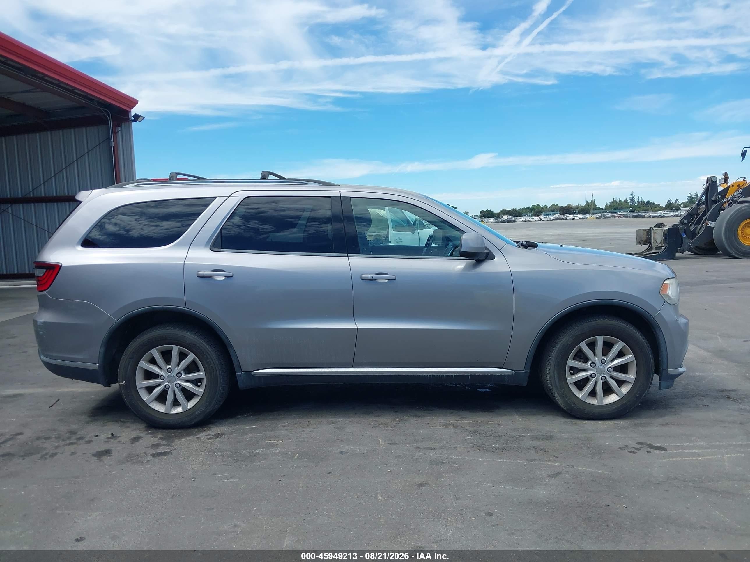 2015 Dodge Durango Sxt Серебряный vin: 1C4RDJAG5FC245185