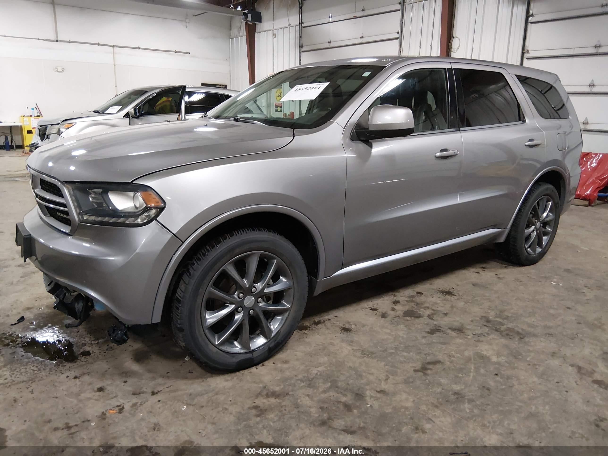 2015 Dodge Durango Sxt Gray vin: 1C4RDJAG5FC881167