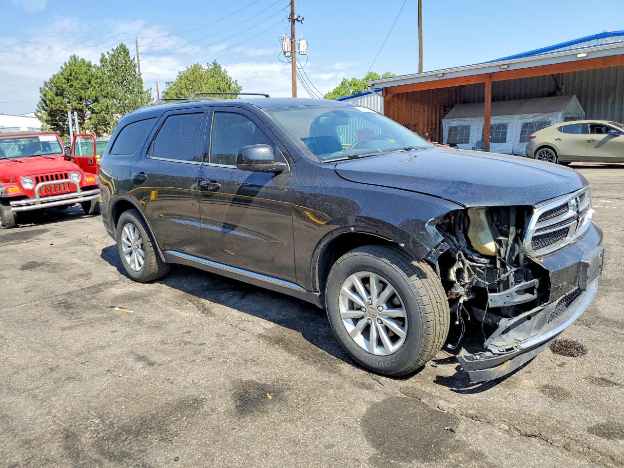 2015 Dodge Durango Sxt Черный vin: 1C4RDJAG5FC907752