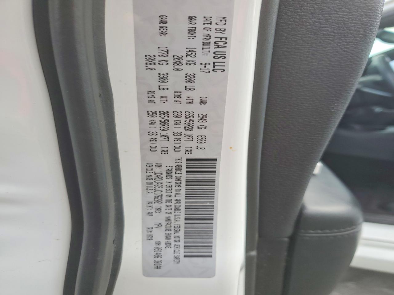 2018 Dodge Durango Sxt White vin: 1C4RDJAG5JC176202